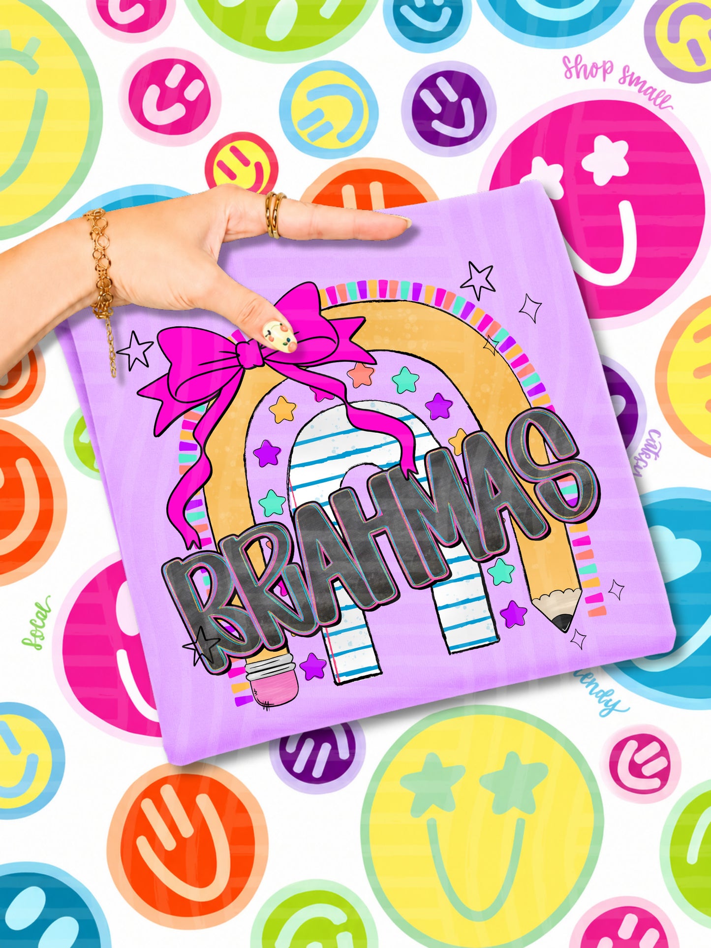 RAINBOW CRAYON MASCOTS TEE