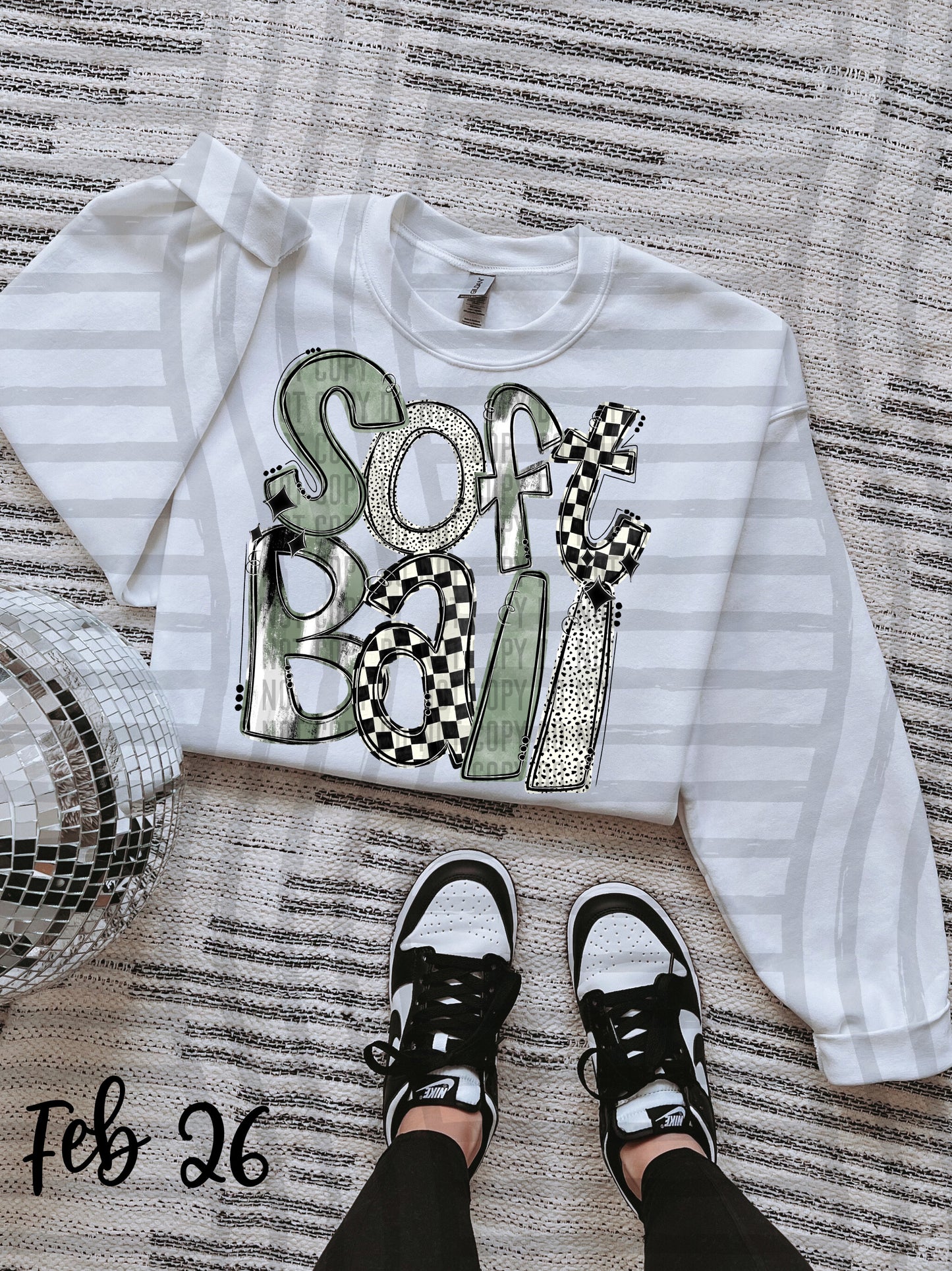 VARIETY COLOR SOFTBALL TEES