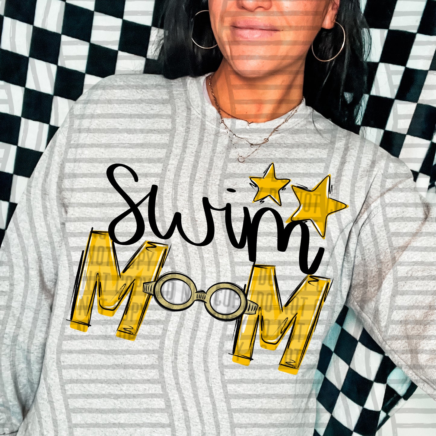 SWIM MOM TEES - 20 COLORS