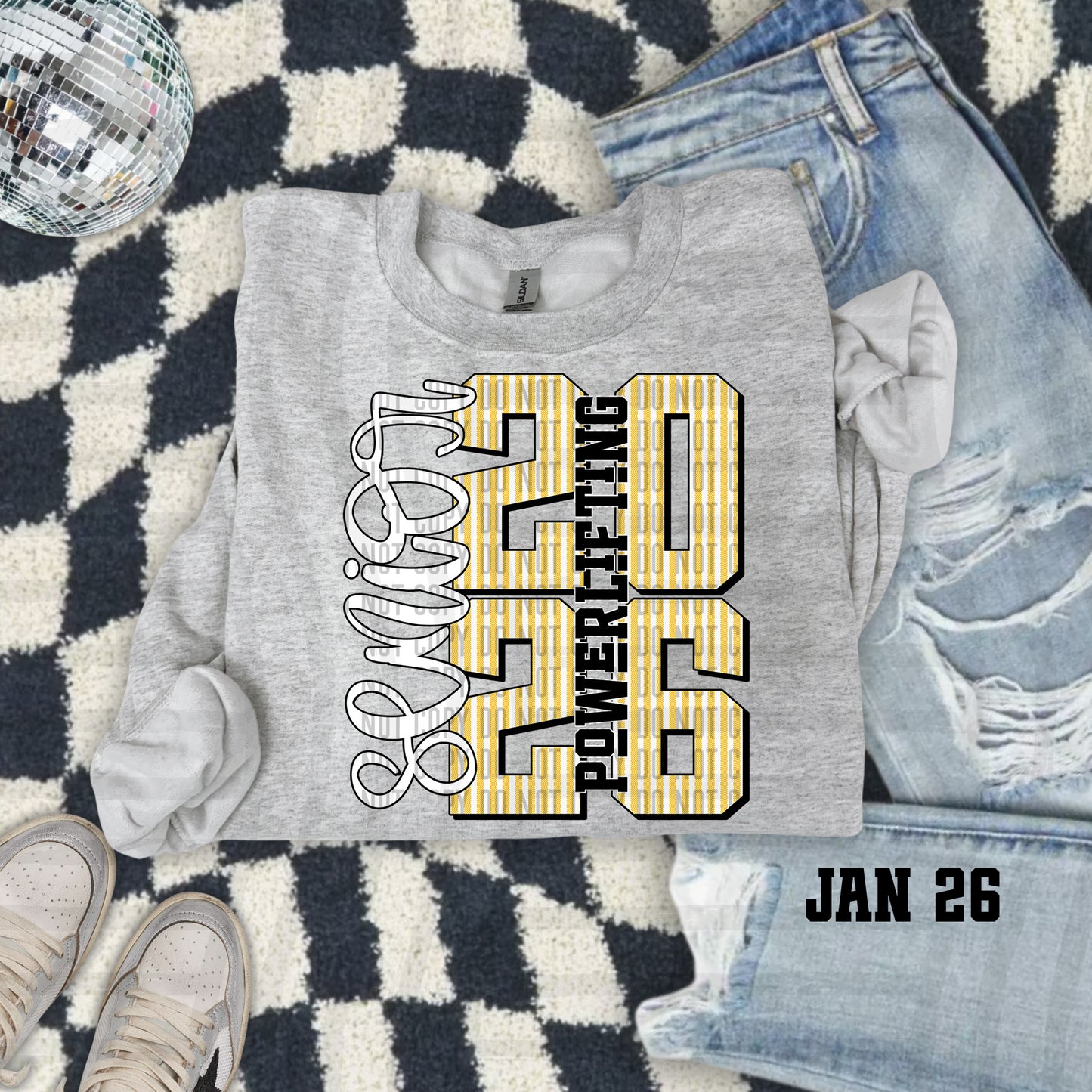 POWERLIFTING SENIOR 2026 TEE -MULTIPLE COLORS