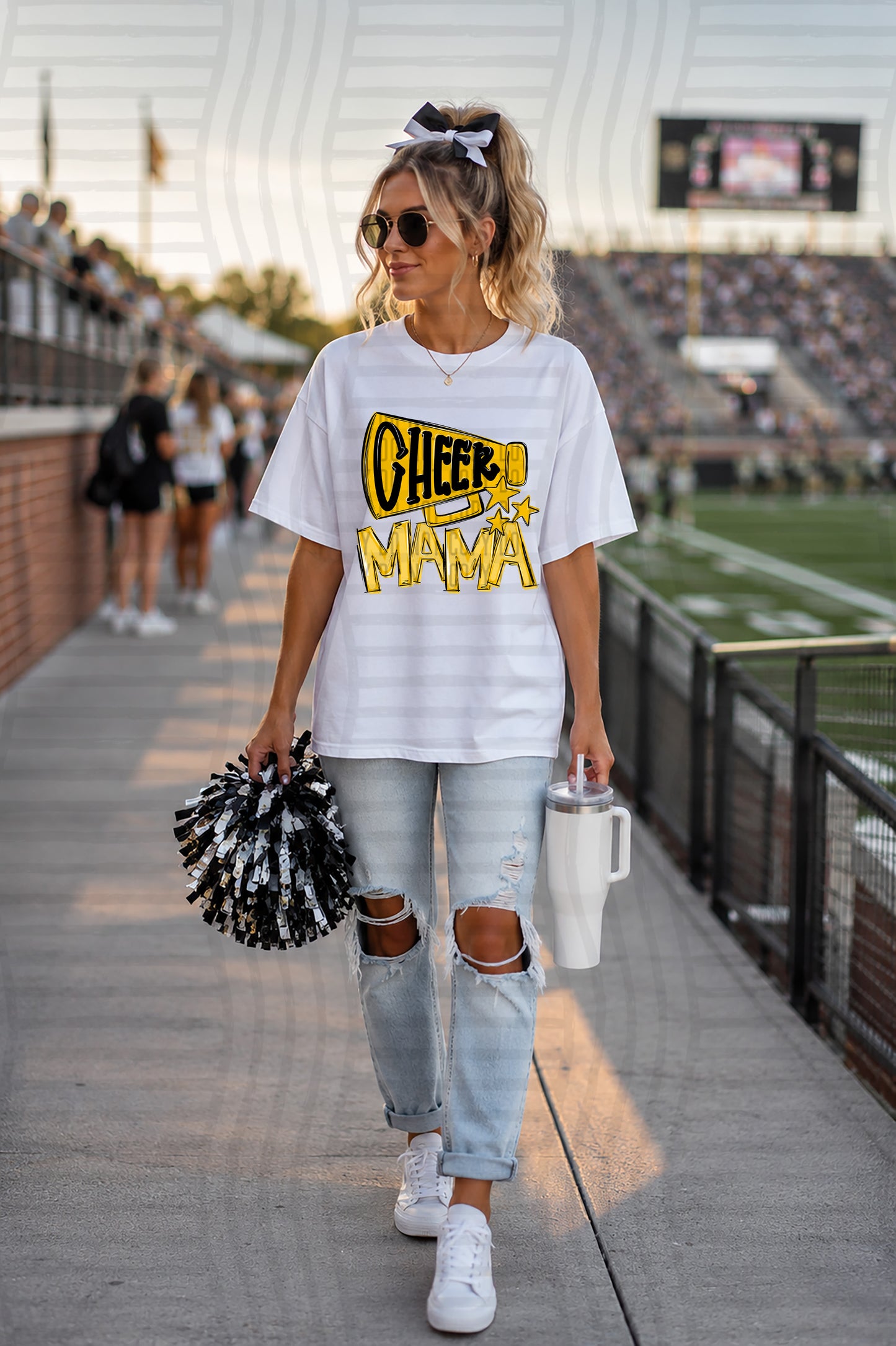 CHEER MAMA TEES -25 COLORS