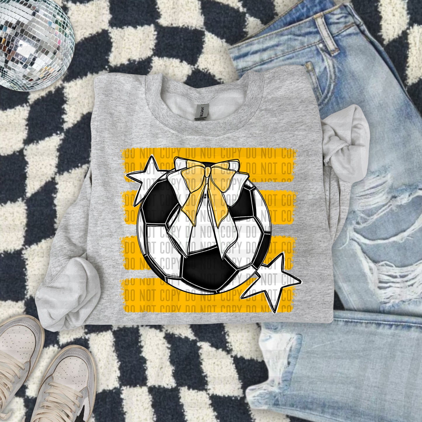 SOCCER BOW BOW TEES -25 COLORS