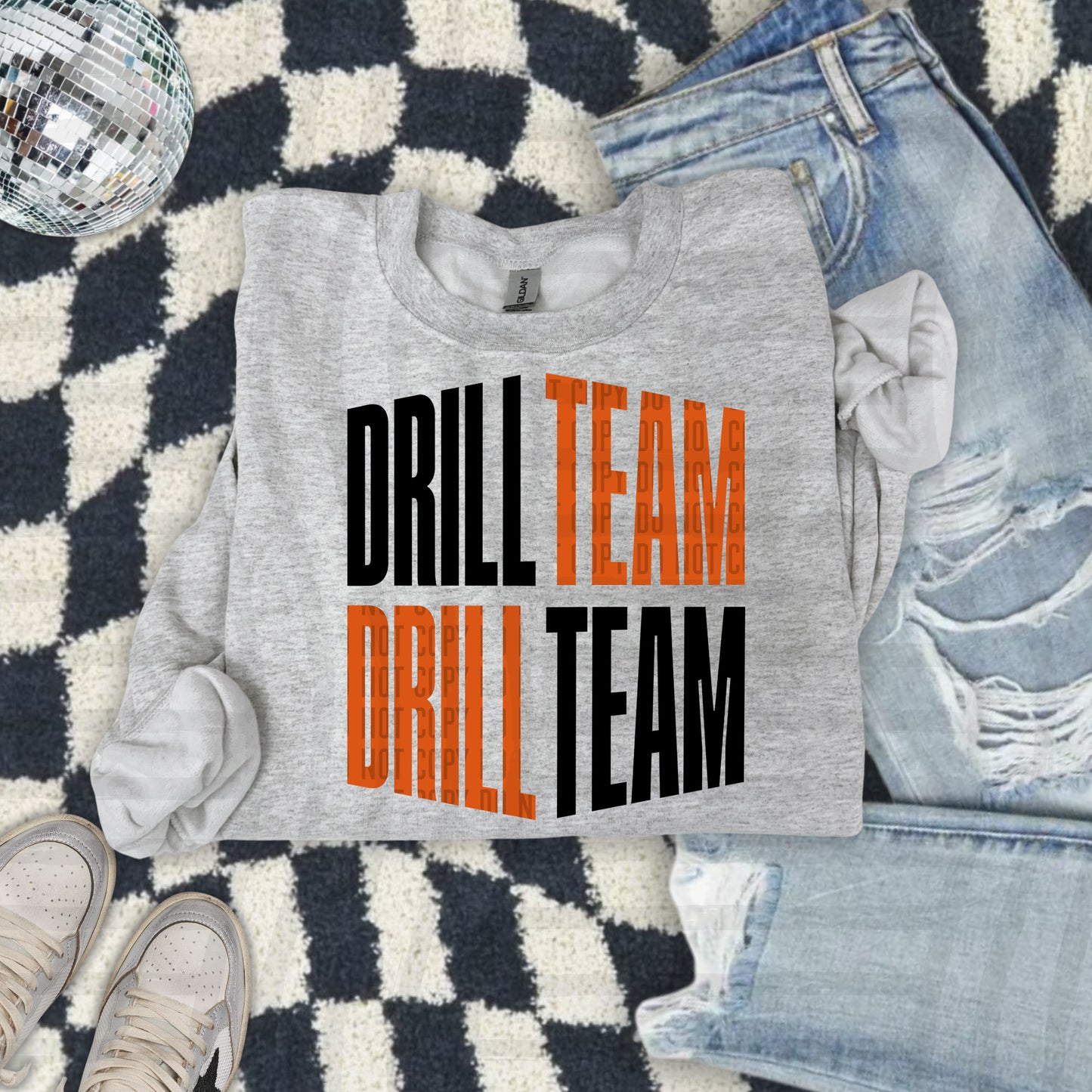 WORD ART DRILL TEAM TEE