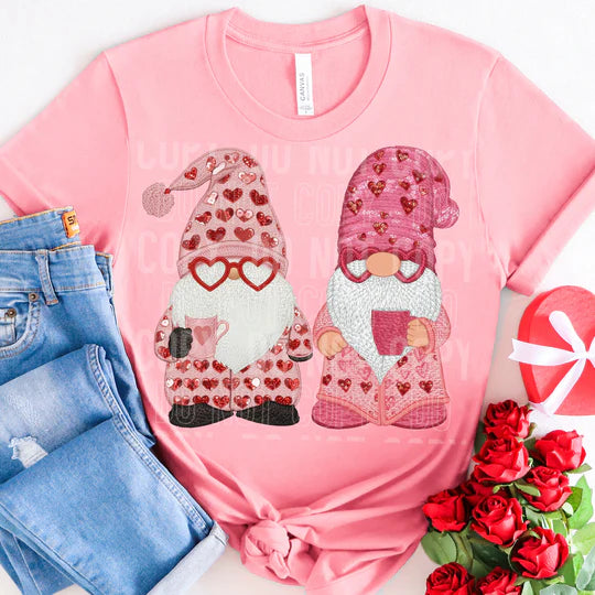 MR&MRS VALENTINE GNOME TEE