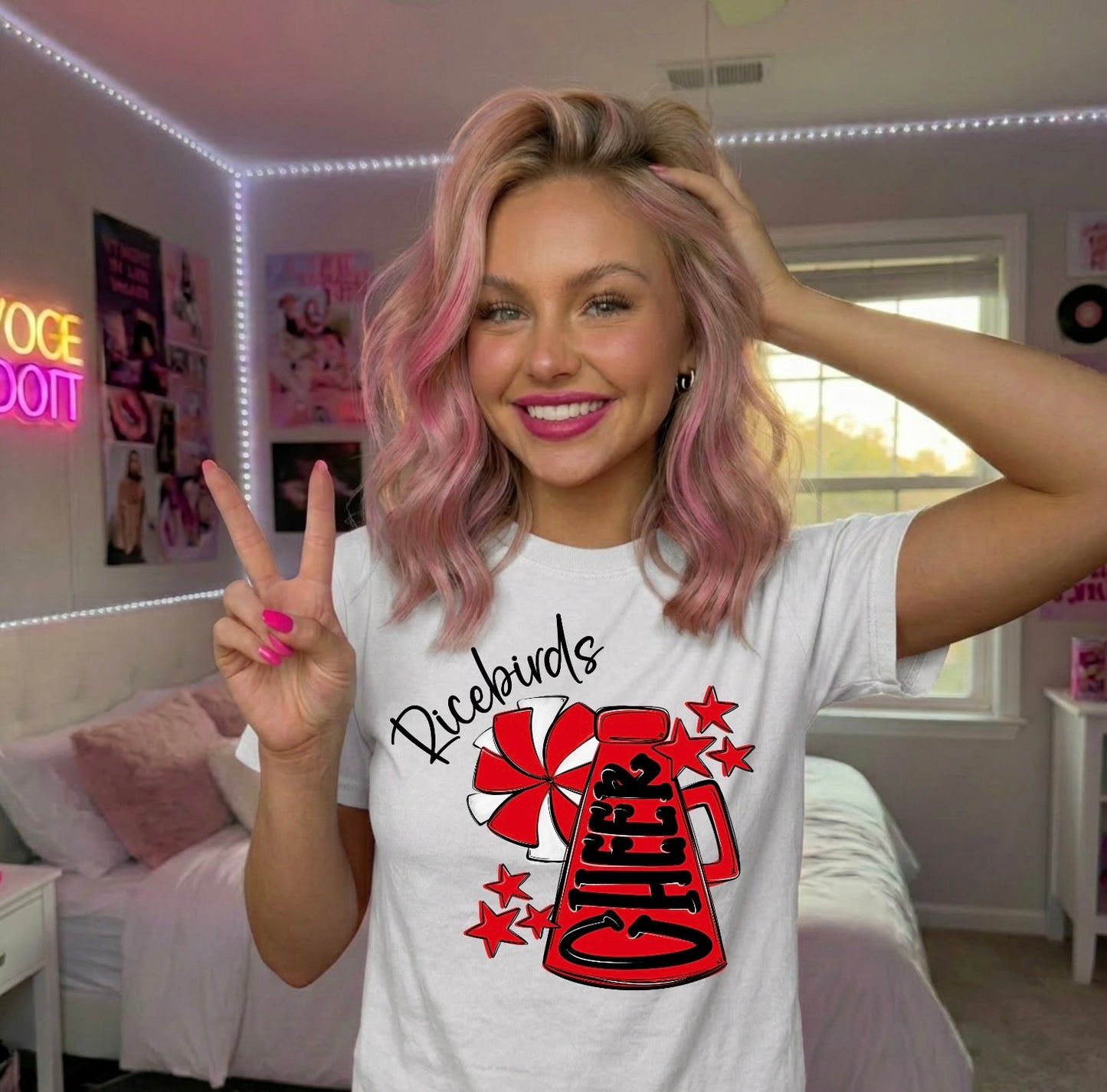 RICEBIRDS CHEER TEE