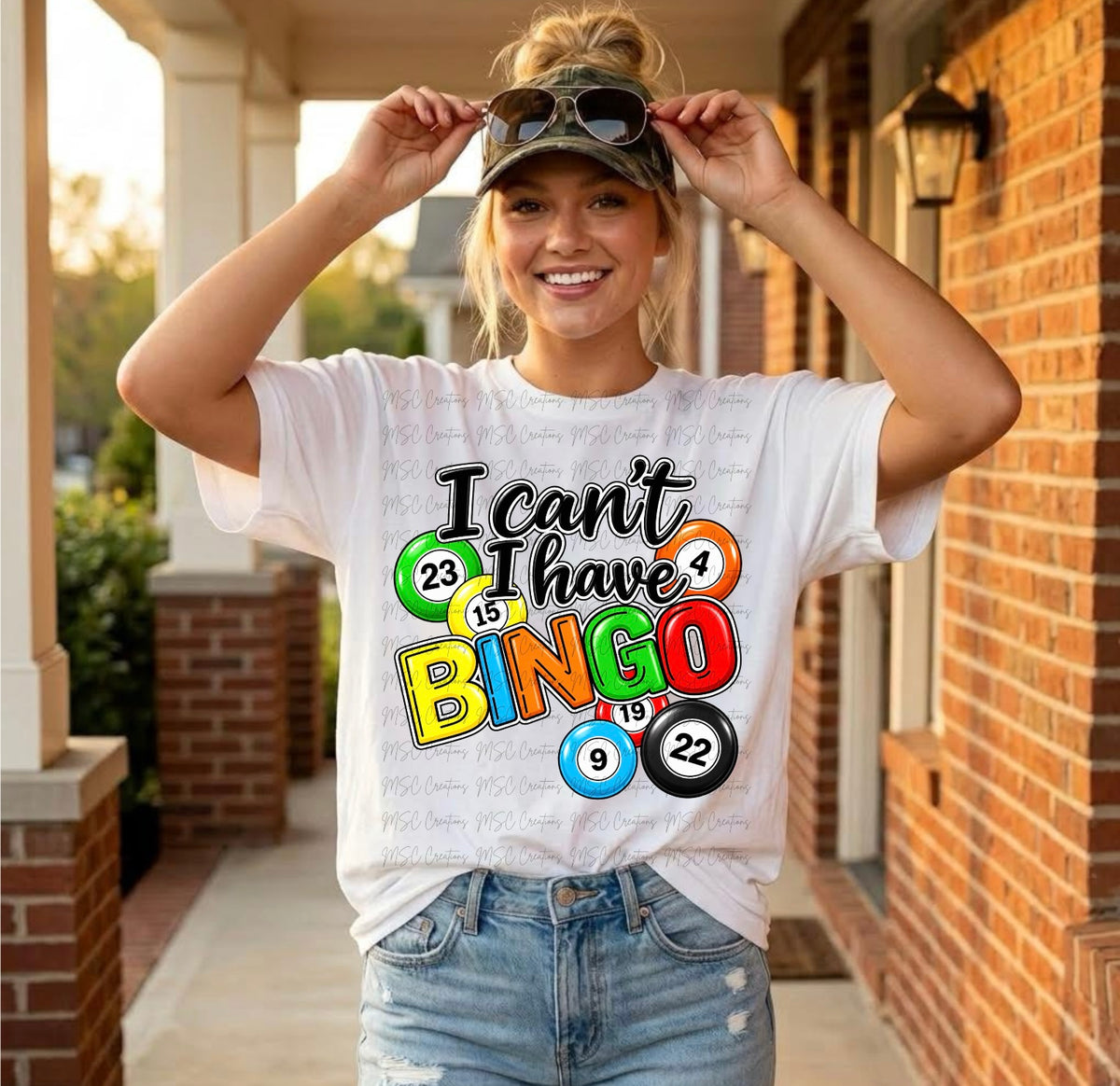 I CAN'T I HAVE BINGO TEE