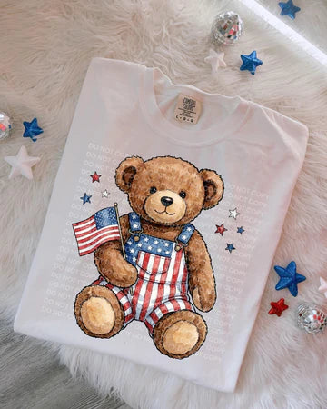 MR BEAR TEE-RWB
