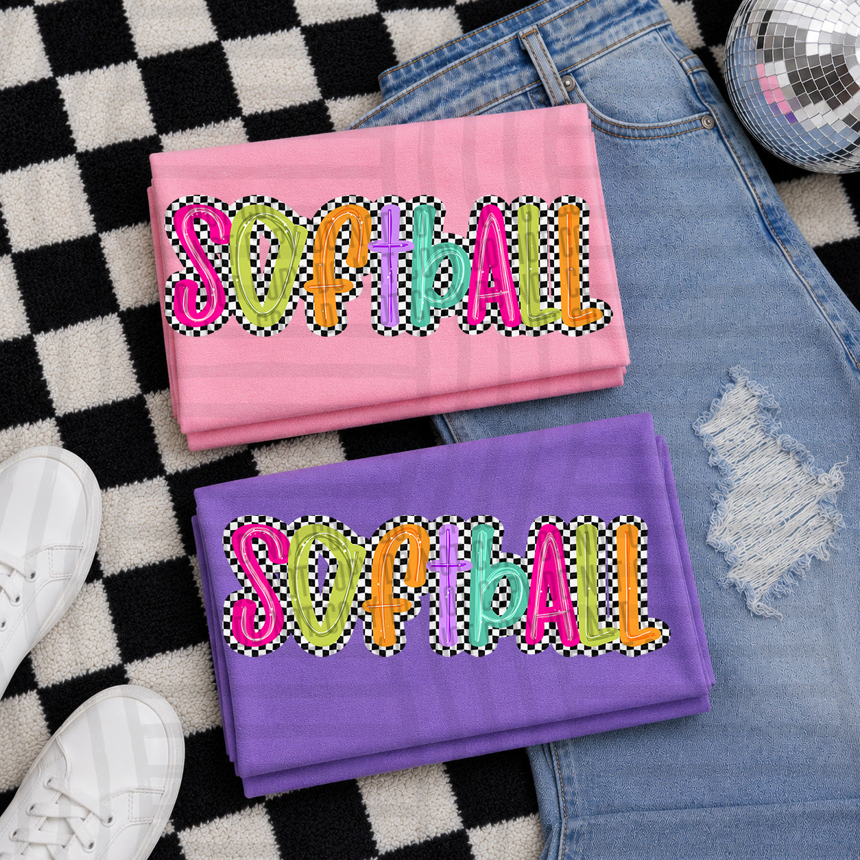 SIMPLY CHECKER NAME TEES 20+ NAMES