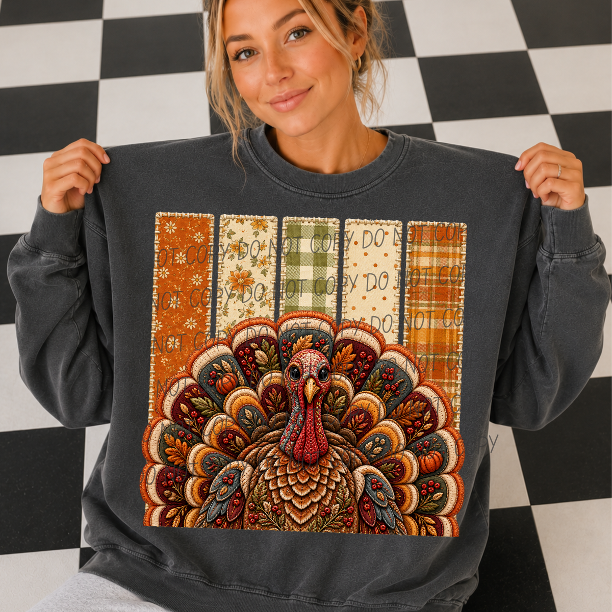 TURKEY QUILT TEE