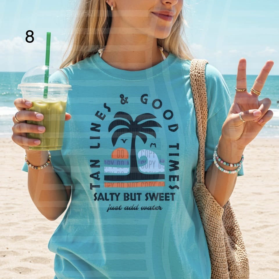VARIETY OF BEACHY VIBES TEE