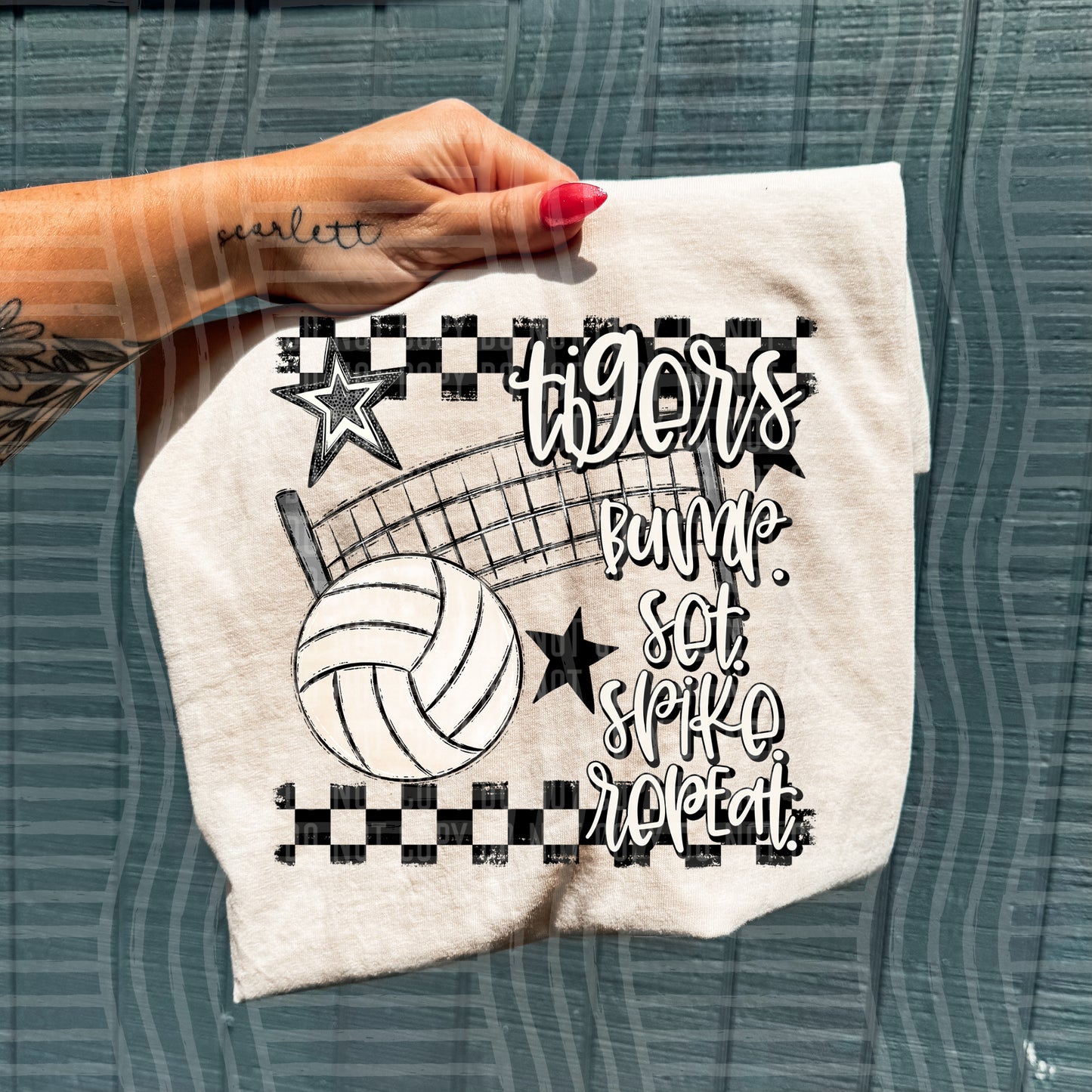 MASCOT VOLLEYBALL TEE