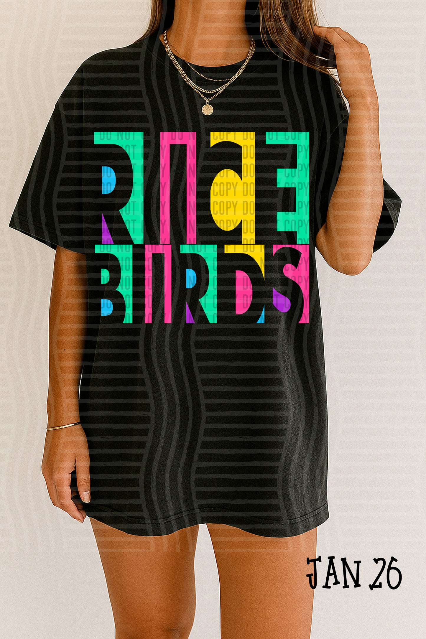 CONFETTI CUT OUT MASCOT TEE