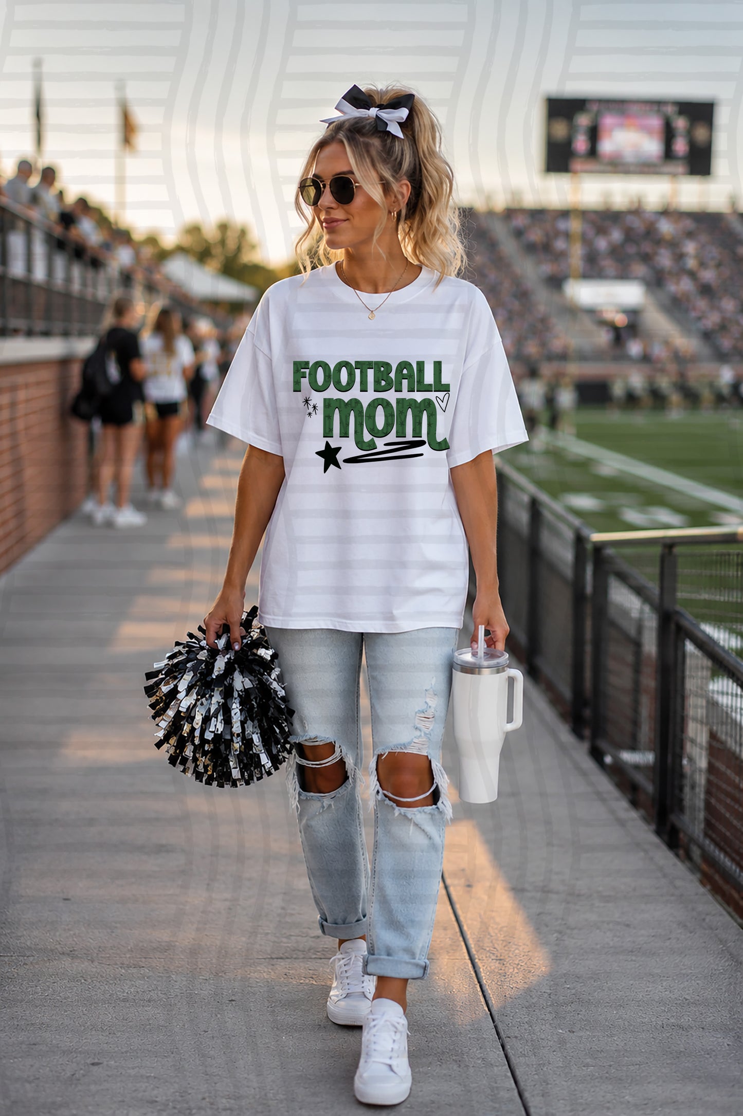 FOOTBALL MOM TEES -25 COLORS