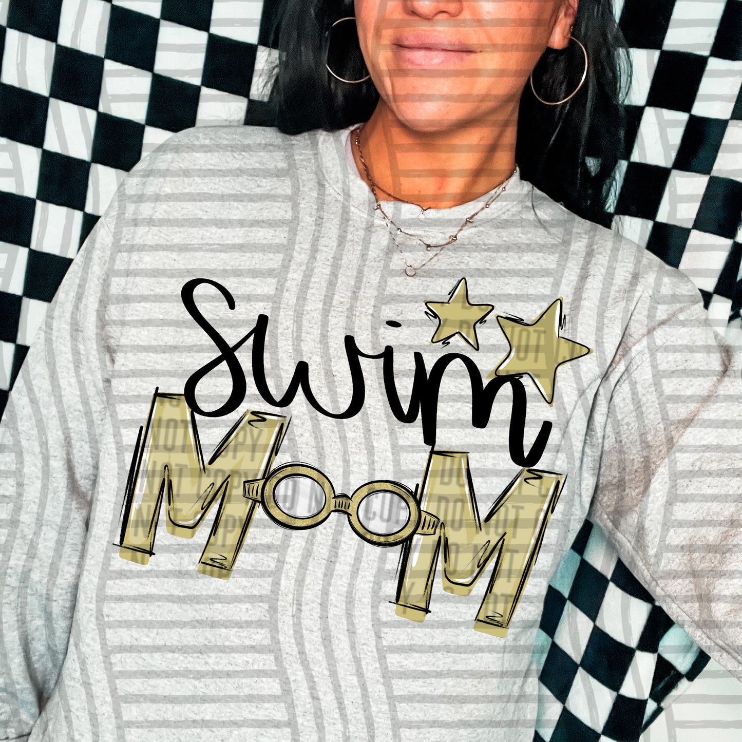 SWIM MOM TEES - 20 COLORS