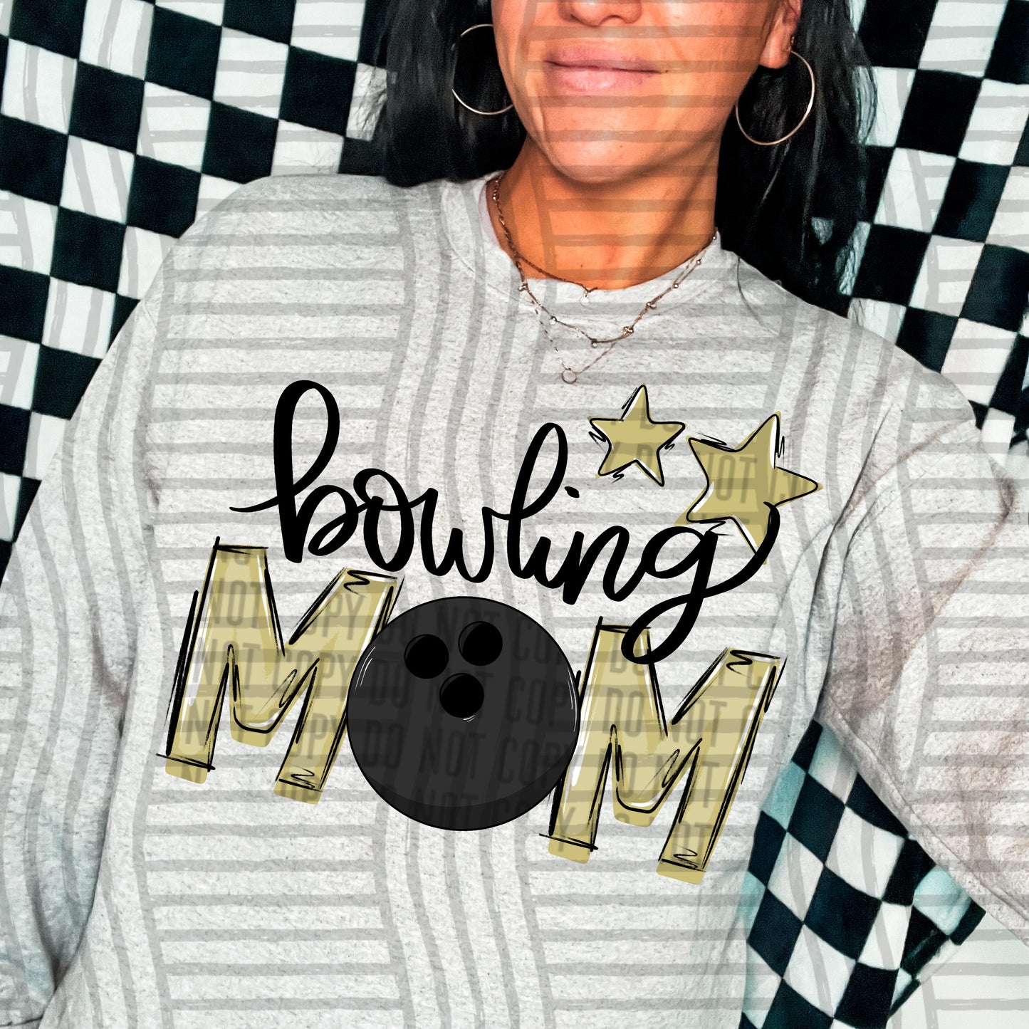 BOWLING MOM TEES - 20 COLORS
