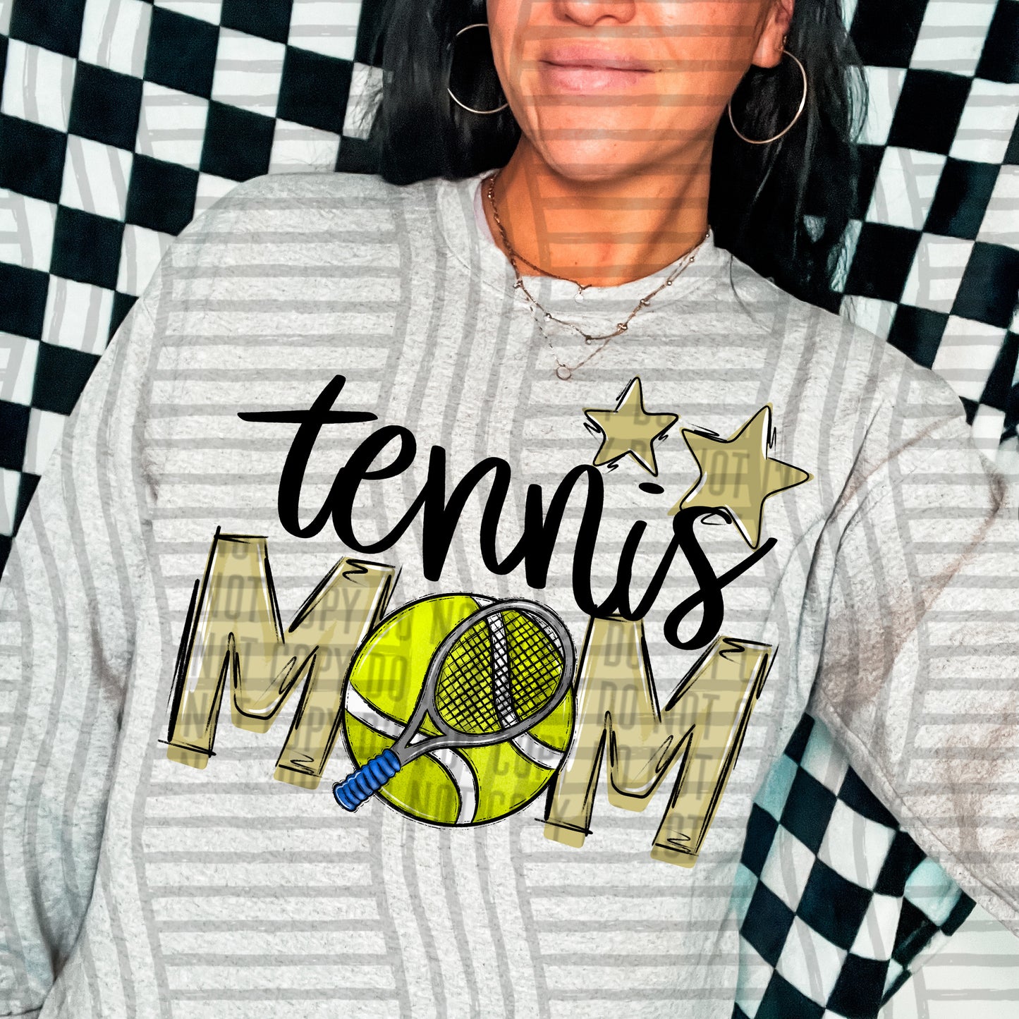 TENNIS MOM TEE -20 COLORS
