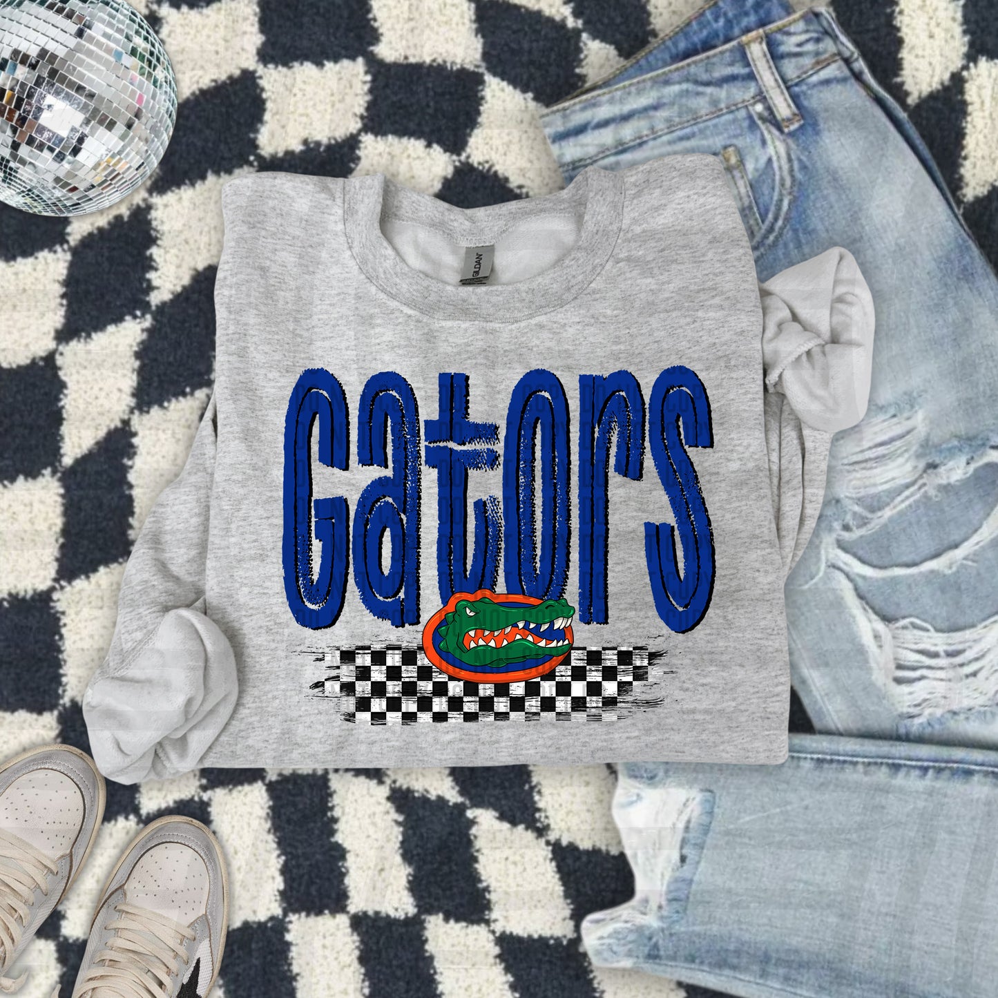 CHECKERED COLLEGE TEES