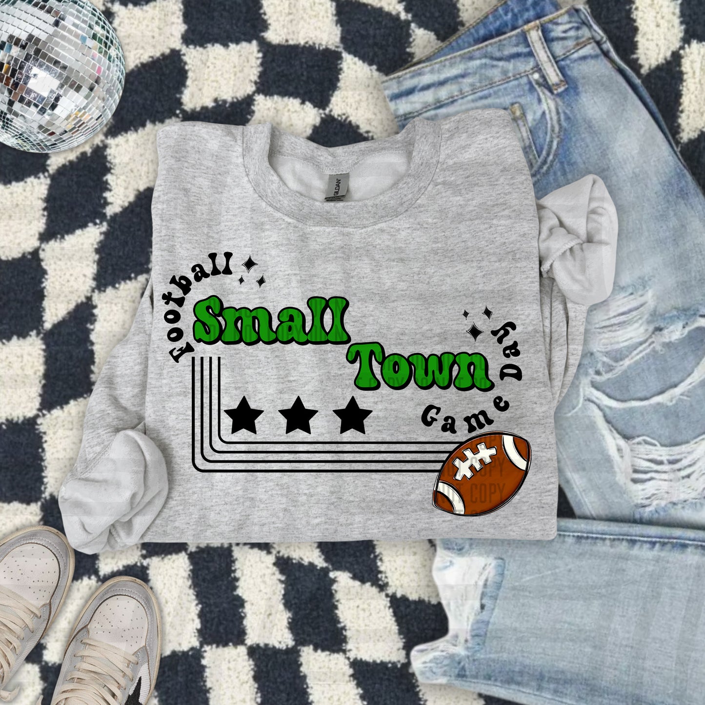 SMALL TOWN FOOTBALL TEES -21 COLORS