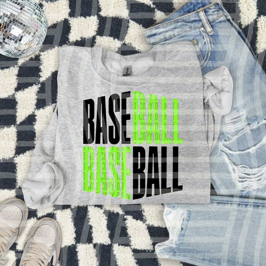 BASEBALL WORD ART TEE