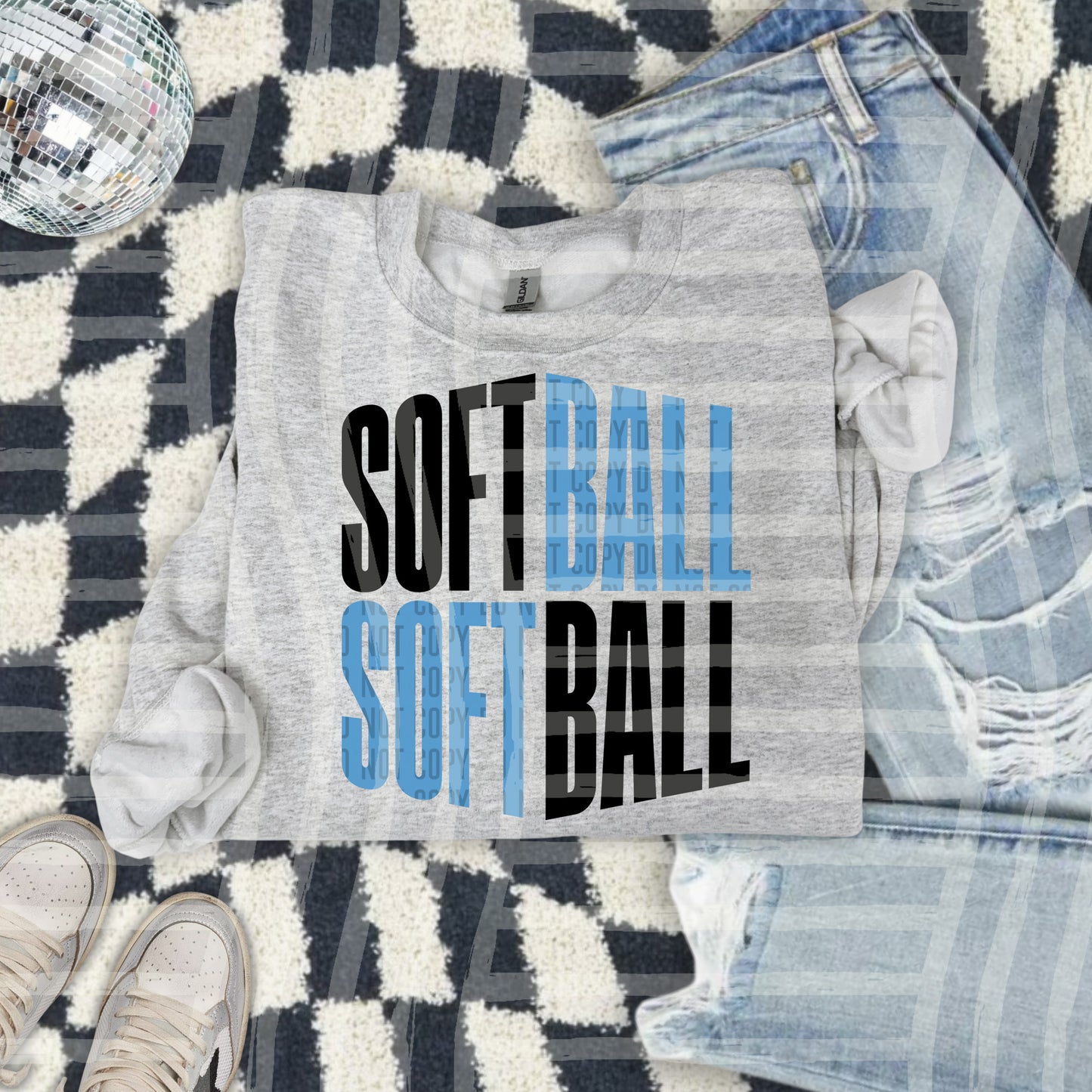 SOFTBALL WORD ART