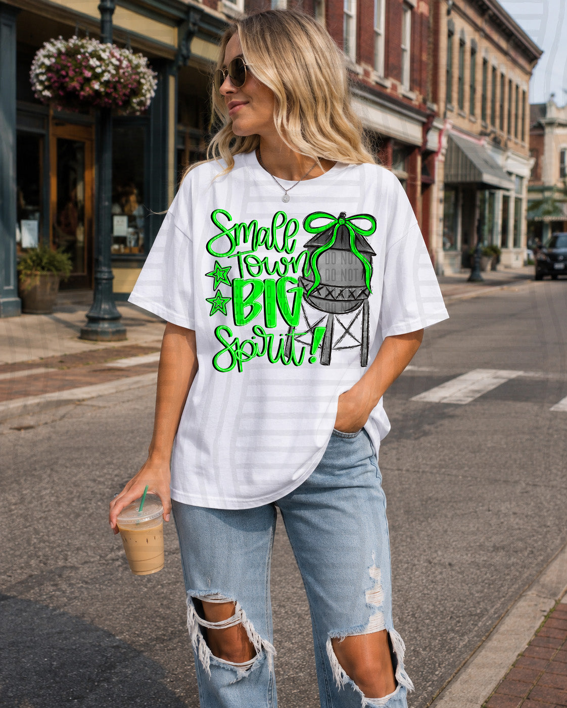 SMALL TOWN WATER TOWER TEES -25 COLORS