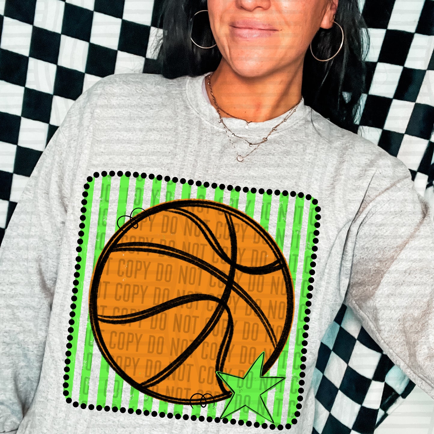 DISTRESSED BASKETBALL TEE - MULTIPLE COLORS
