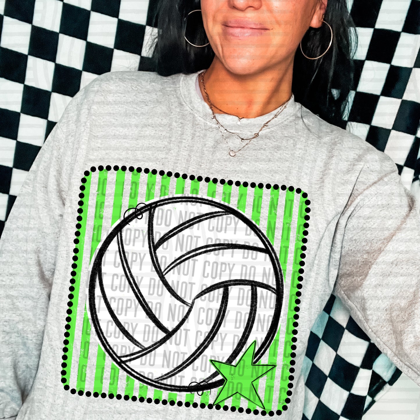 DISTRESSED VOLLEYBALL TEE - MULTIPLE COLORS