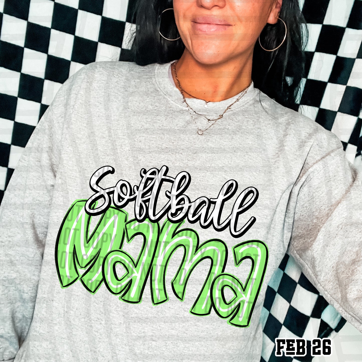 SOFTBALL MAMA TEES - VARIETY COLORS