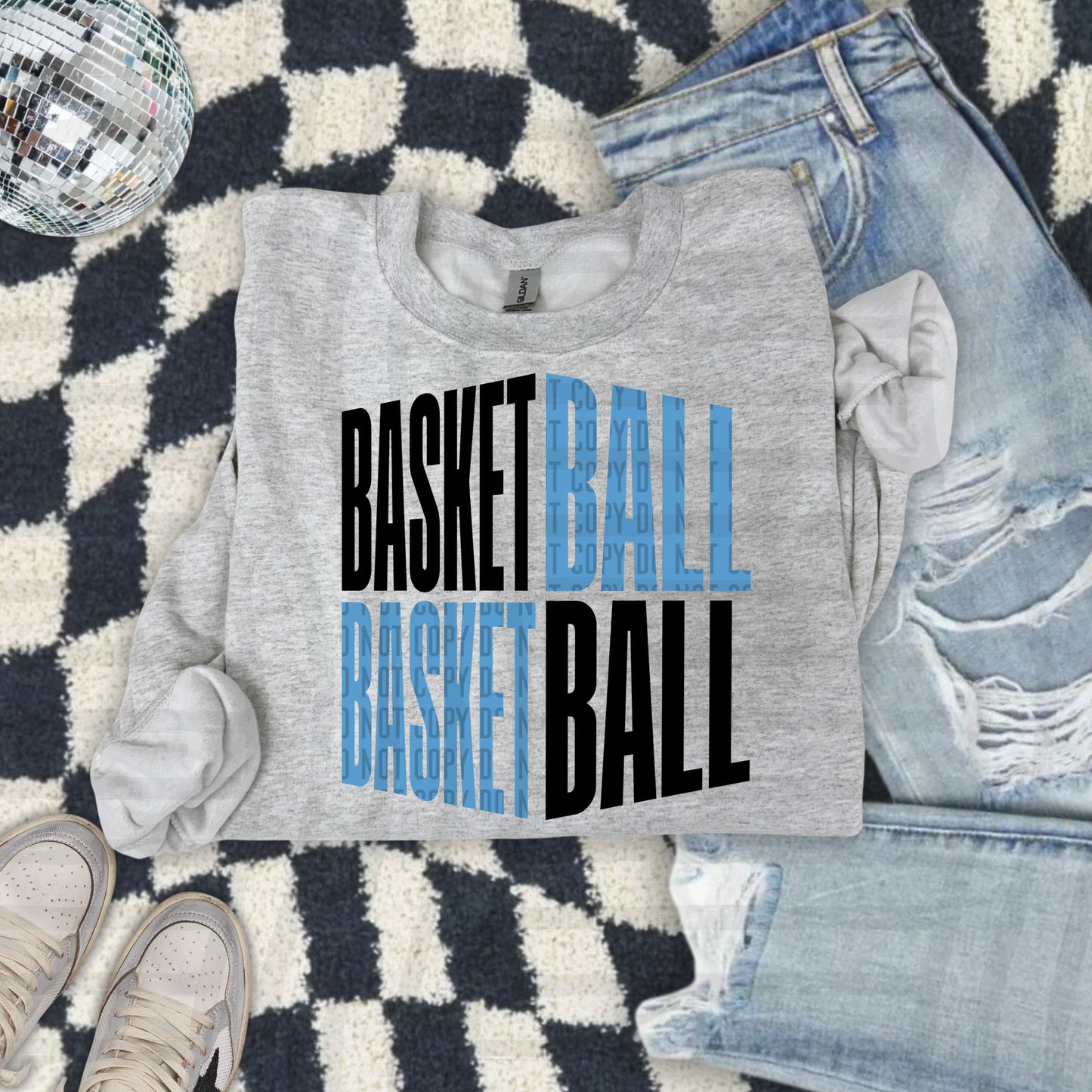 BASKETBALL WORD ART TEE