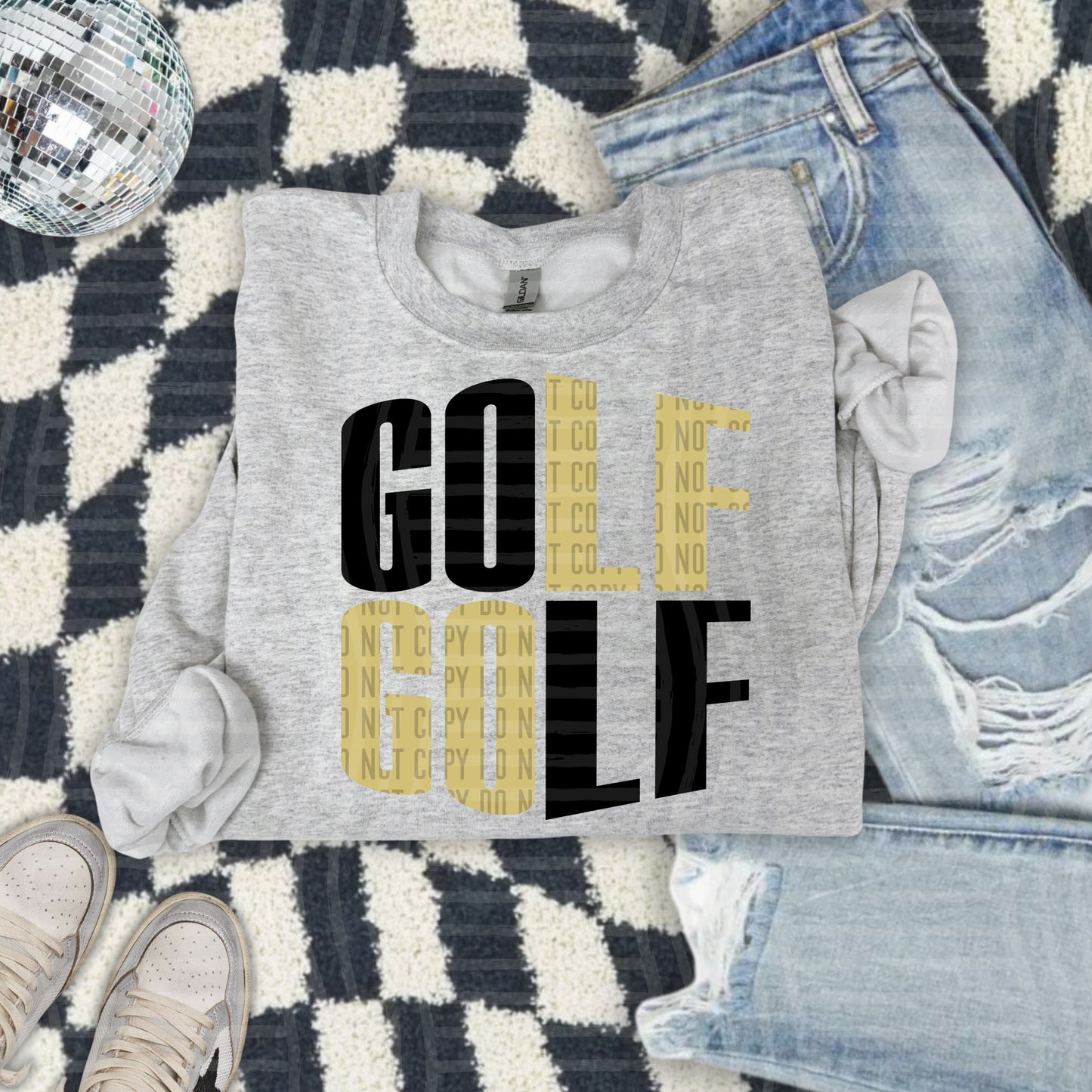 WORD ART GOLF TEE