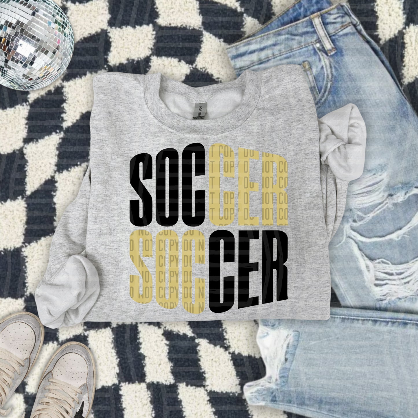 WORD ART SOCCER TEE