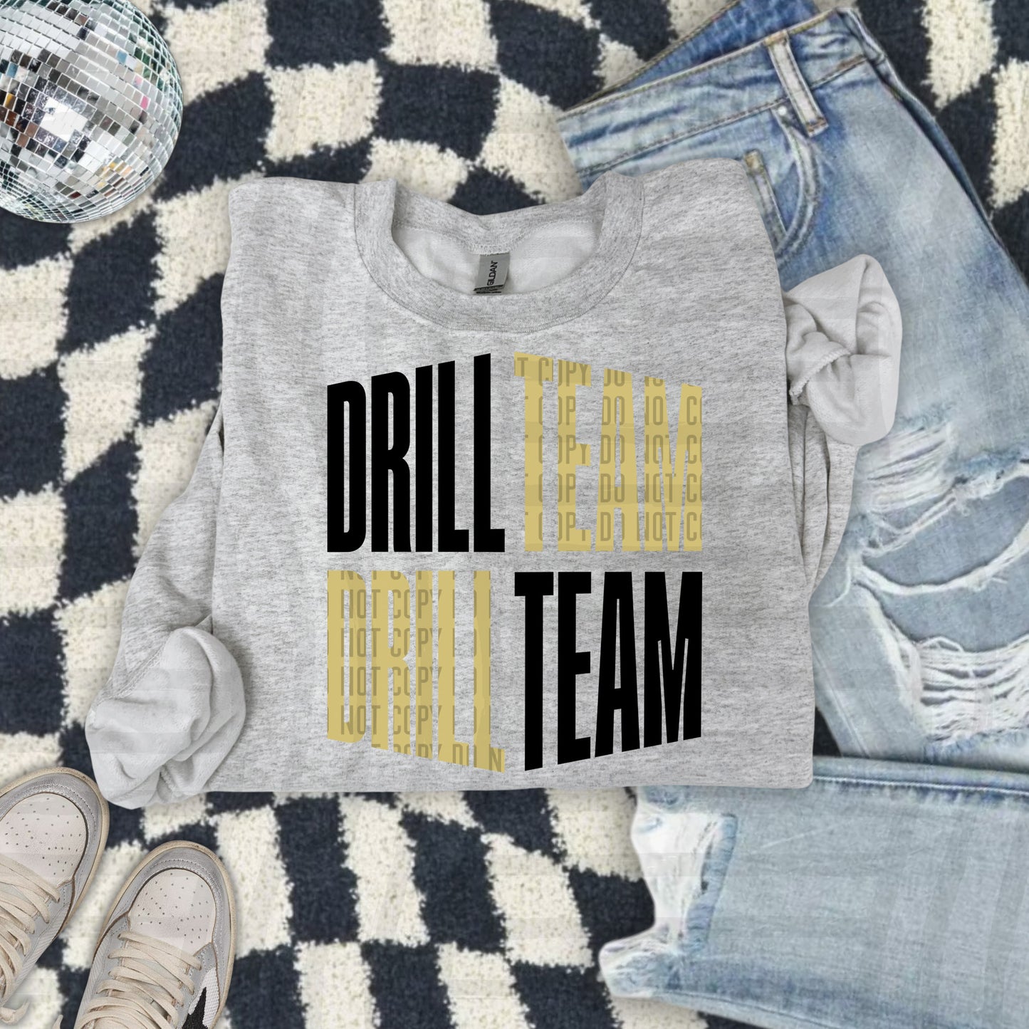 WORD ART DRILL TEAM TEE