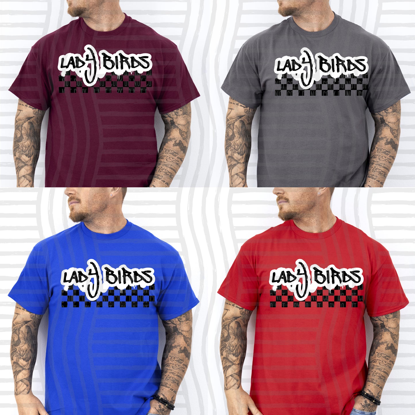INK DRIP VARIETY OF MASCOT TEES