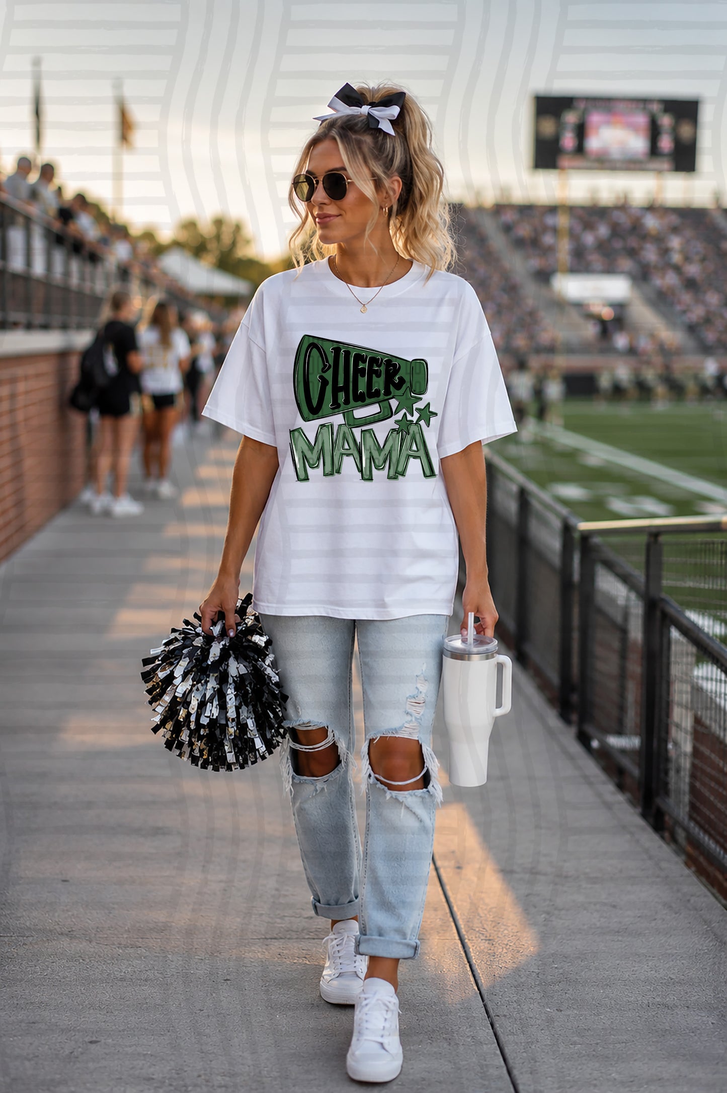 CHEER MAMA TEES -25 COLORS