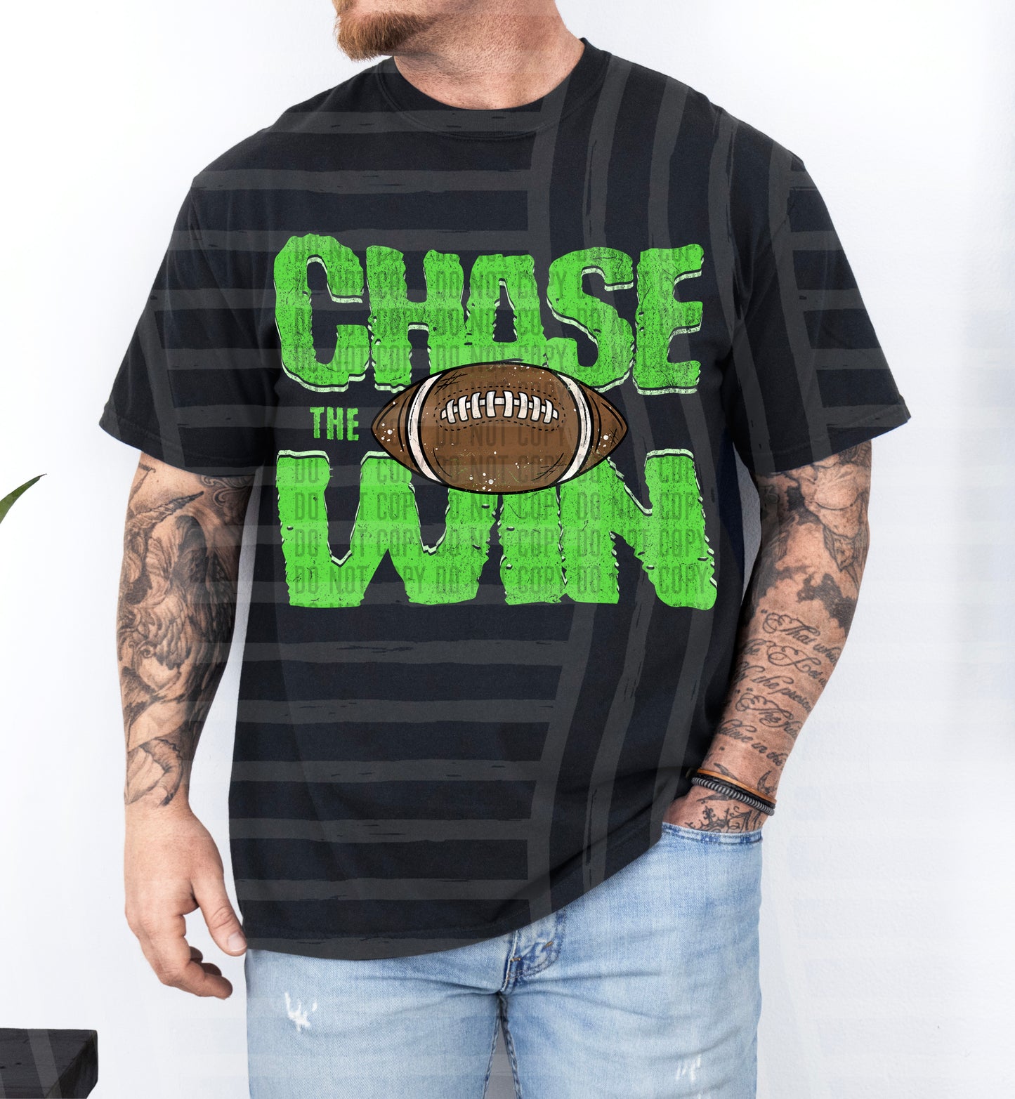FOOTBALL -CHASE THE WIN TEES- VARIETY COLORS