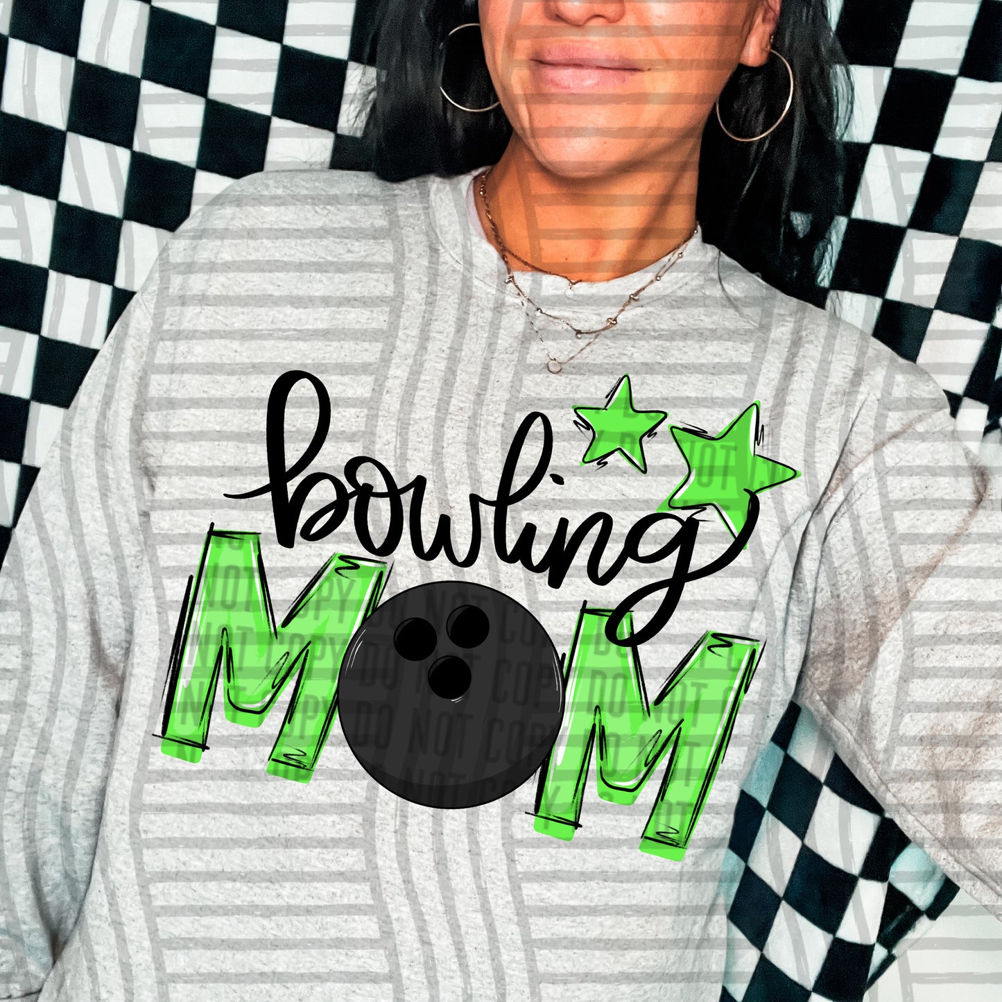 BOWLING MOM TEES - 20 COLORS