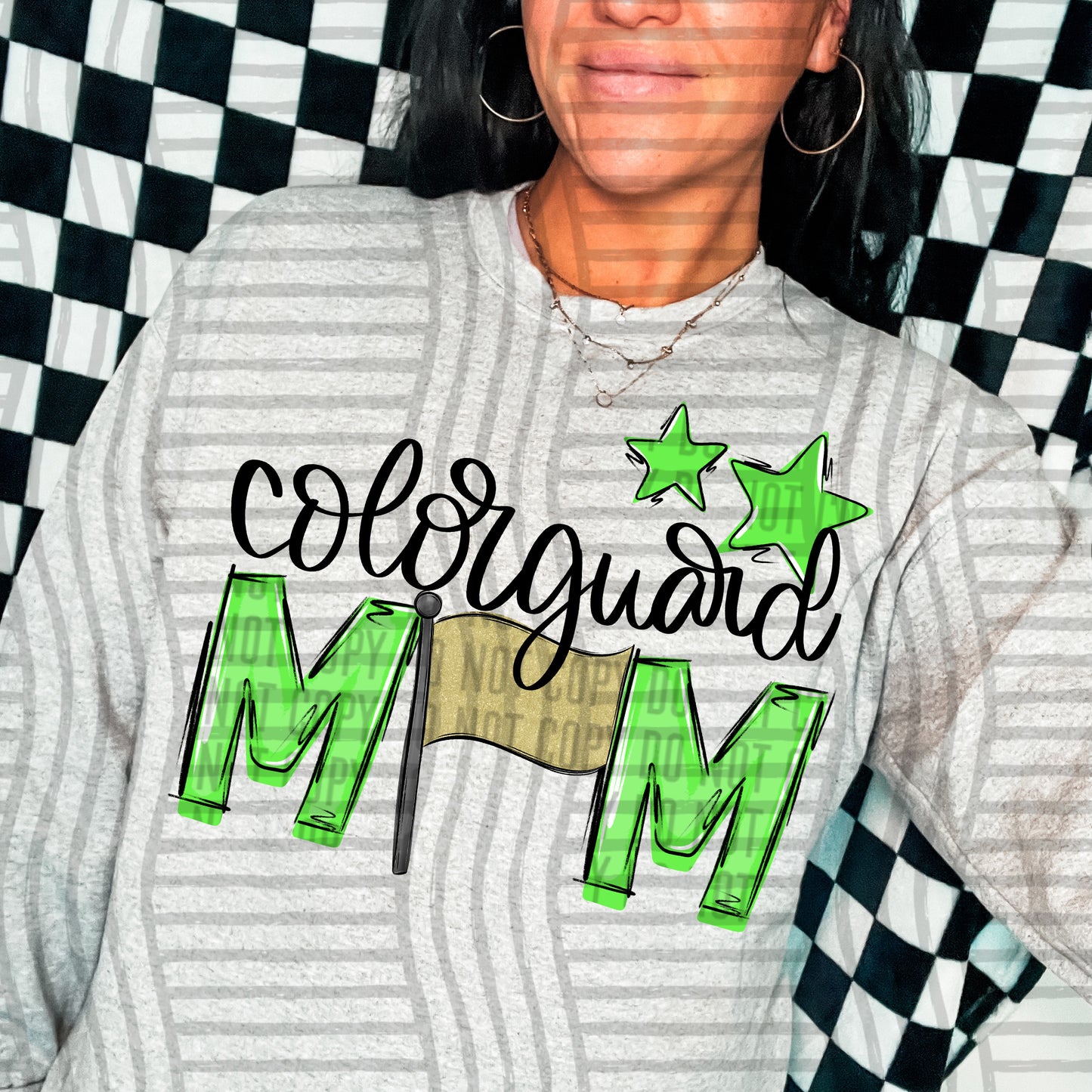 COLORGUARD MOM TEES - 20 COLORS