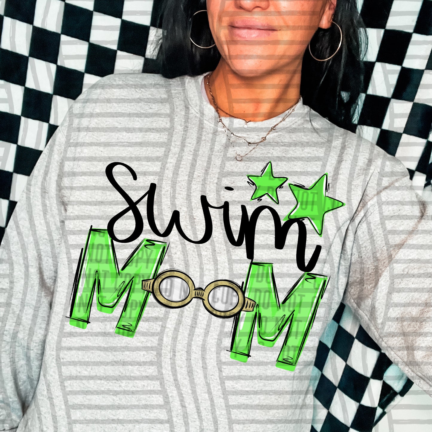 SWIM MOM TEES - 20 COLORS