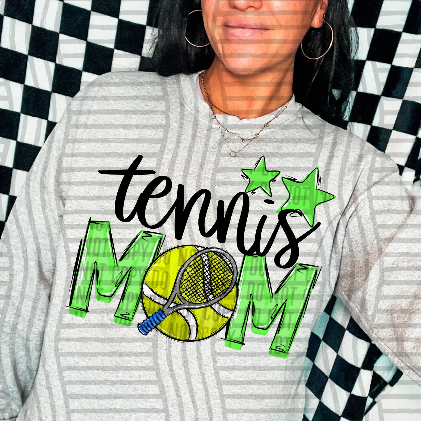 TENNIS MOM TEE -20 COLORS