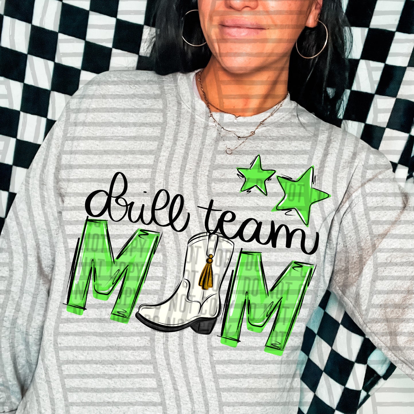 DRILL TEAM MOM TEES - 20 COLORS
