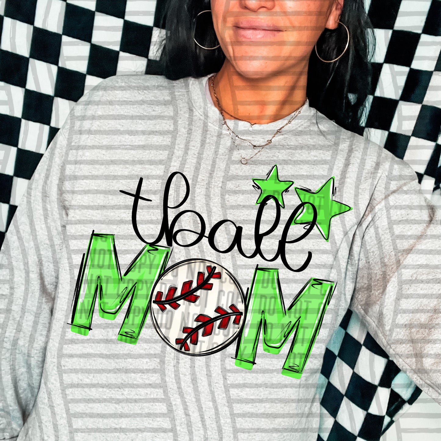 T-BALL MOM TEES - 20 COLORS