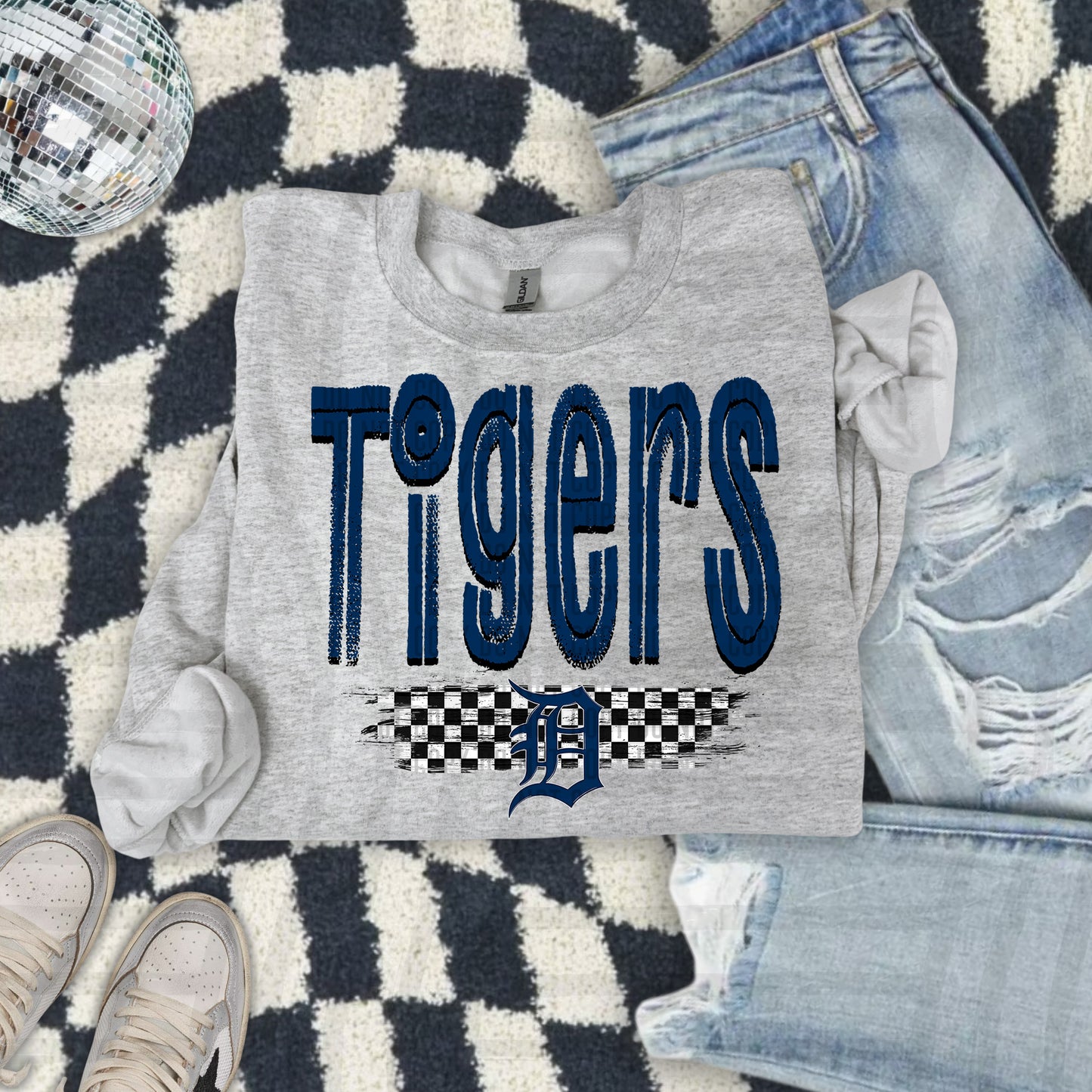 CHECKERED MLB TEES