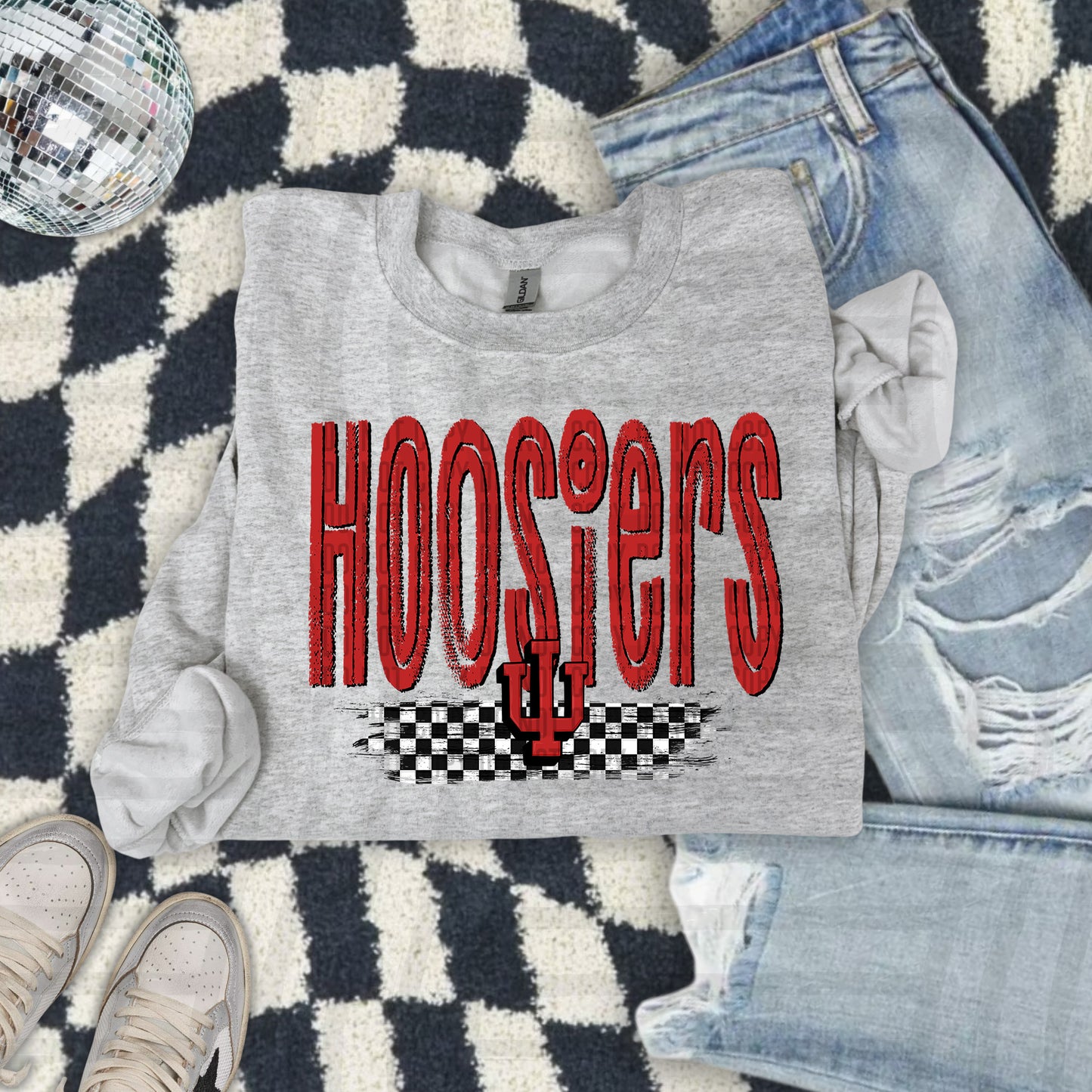 CHECKERED COLLEGE TEES