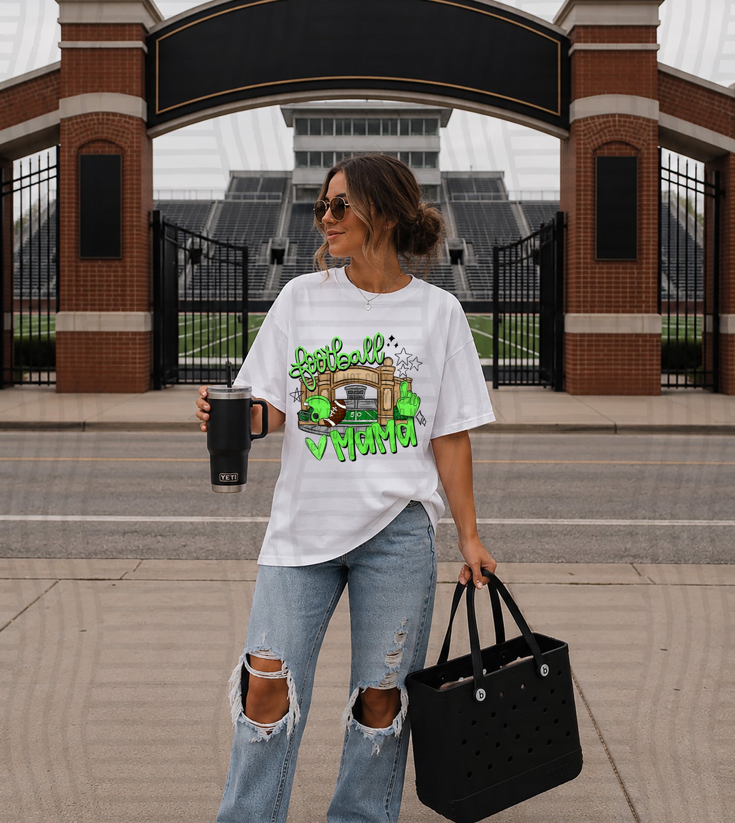 FOOTBALL MAMA TEES -25 COLORS