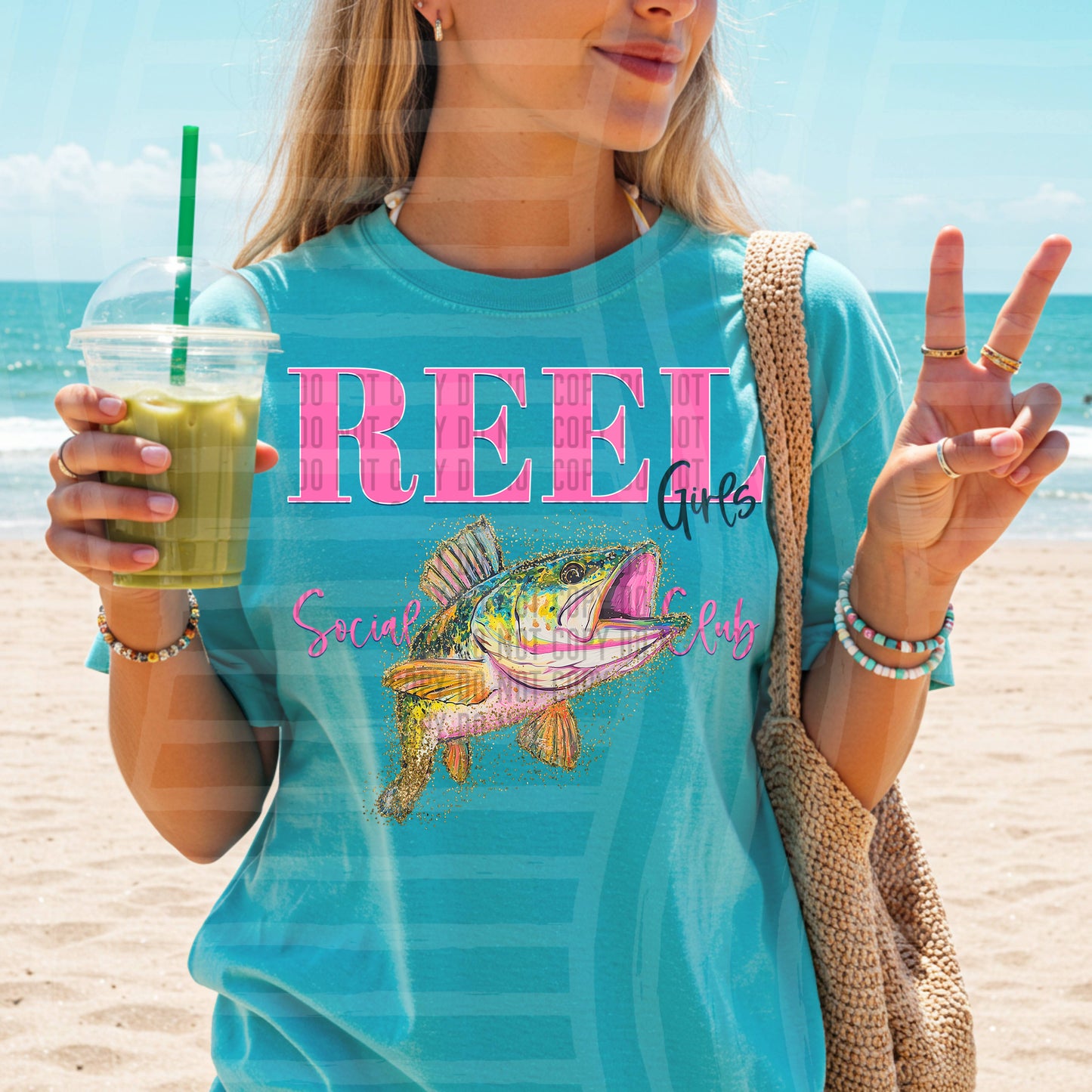 REEL GALS SOCIAL CLUB TEE