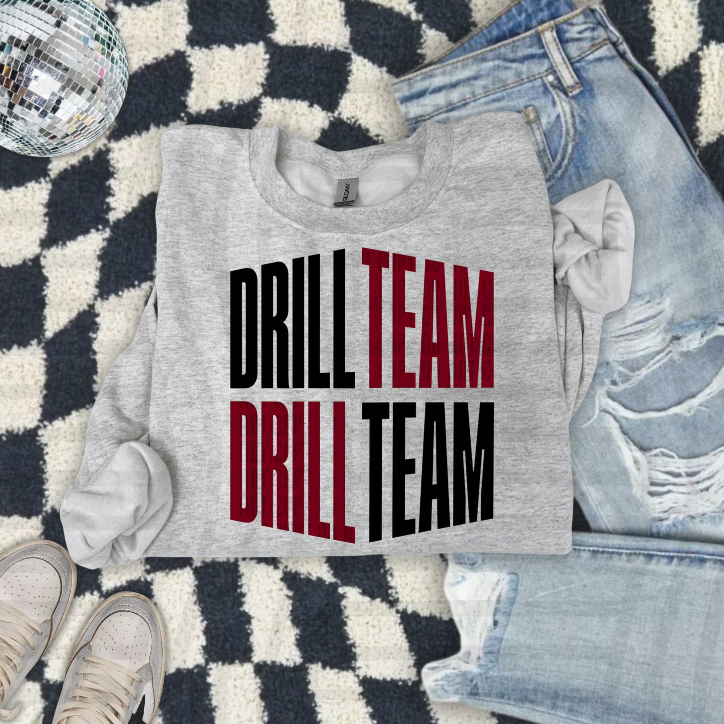 WORD ART DRILL TEAM TEE