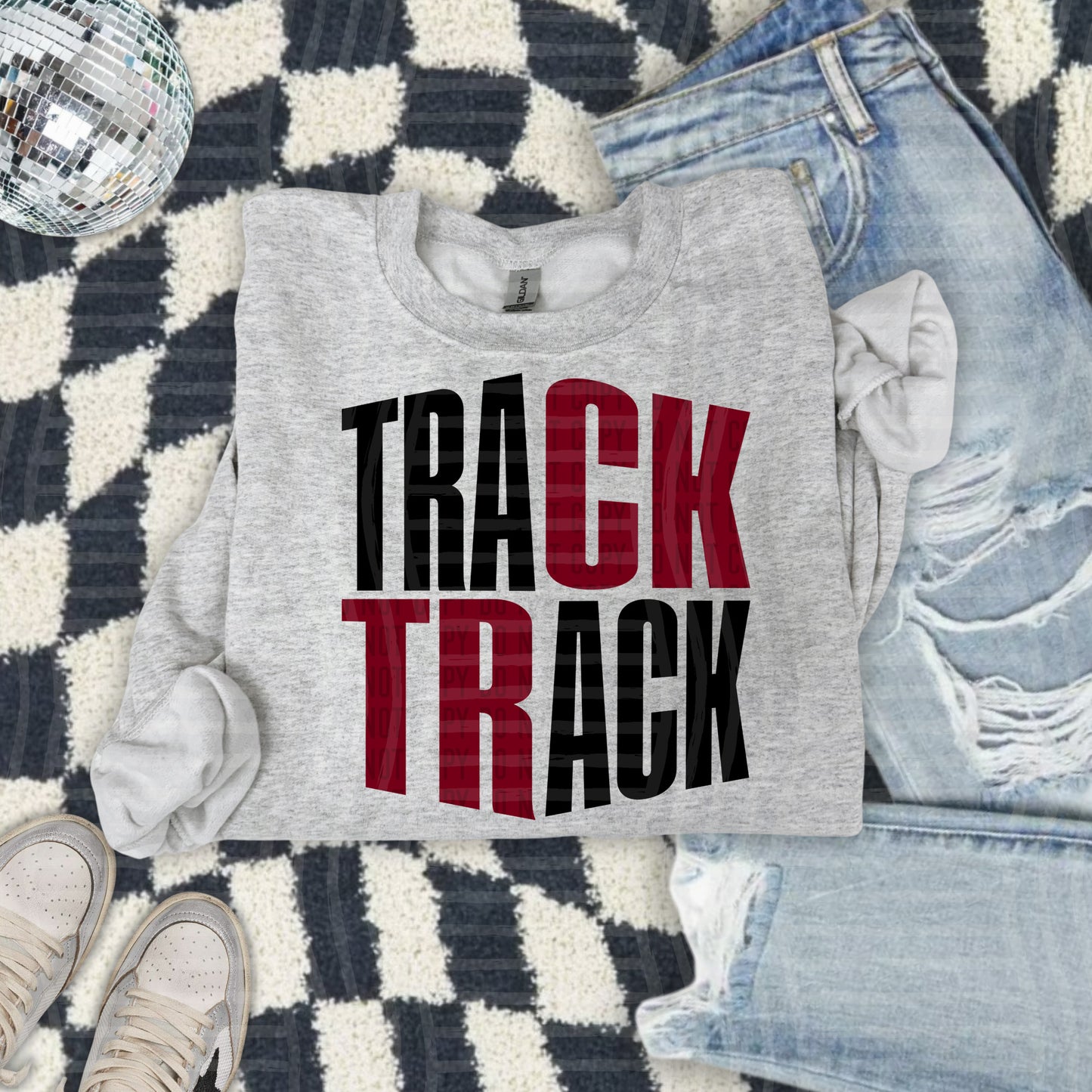 WORD ART TRACK TEE