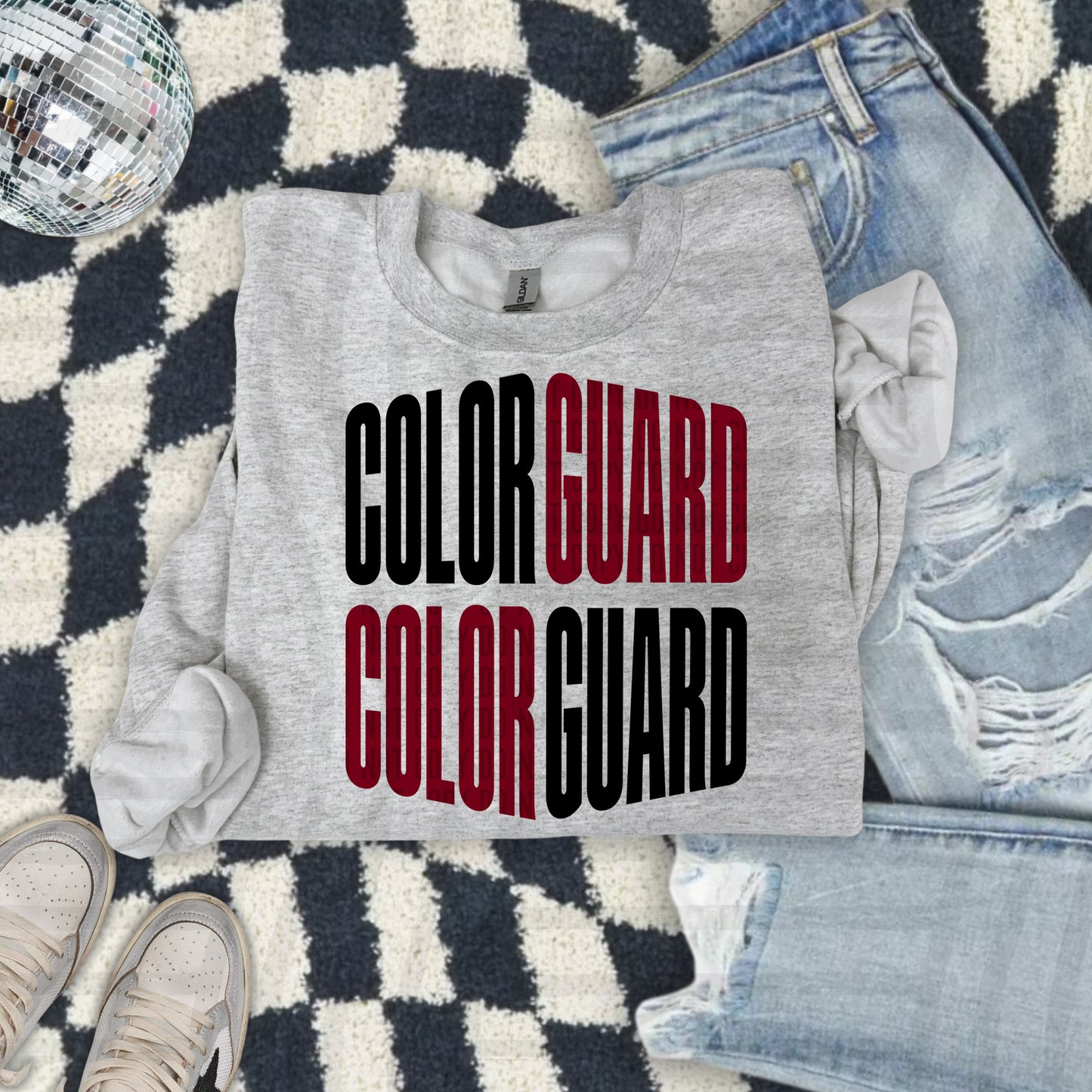 WORD ART COLOR GUARD TEE