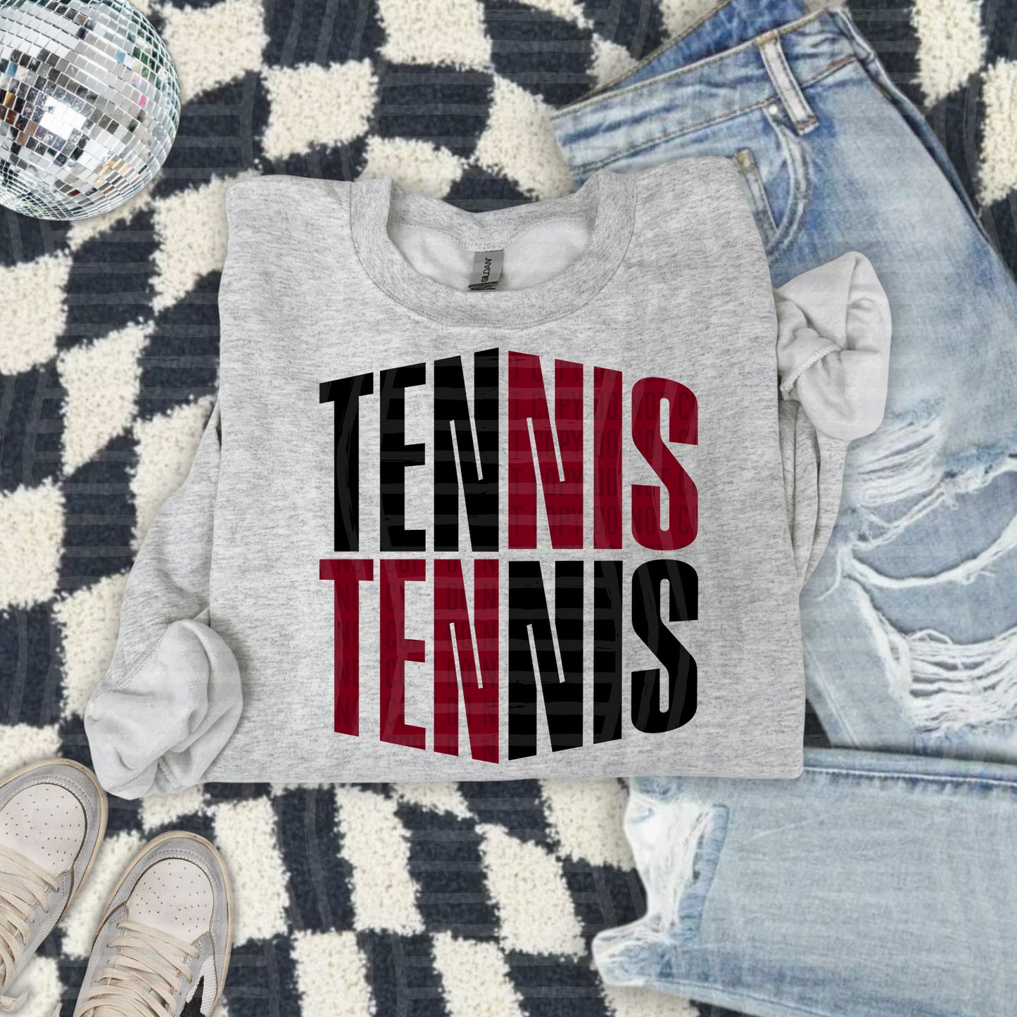 WORD ART TENNIS TEE