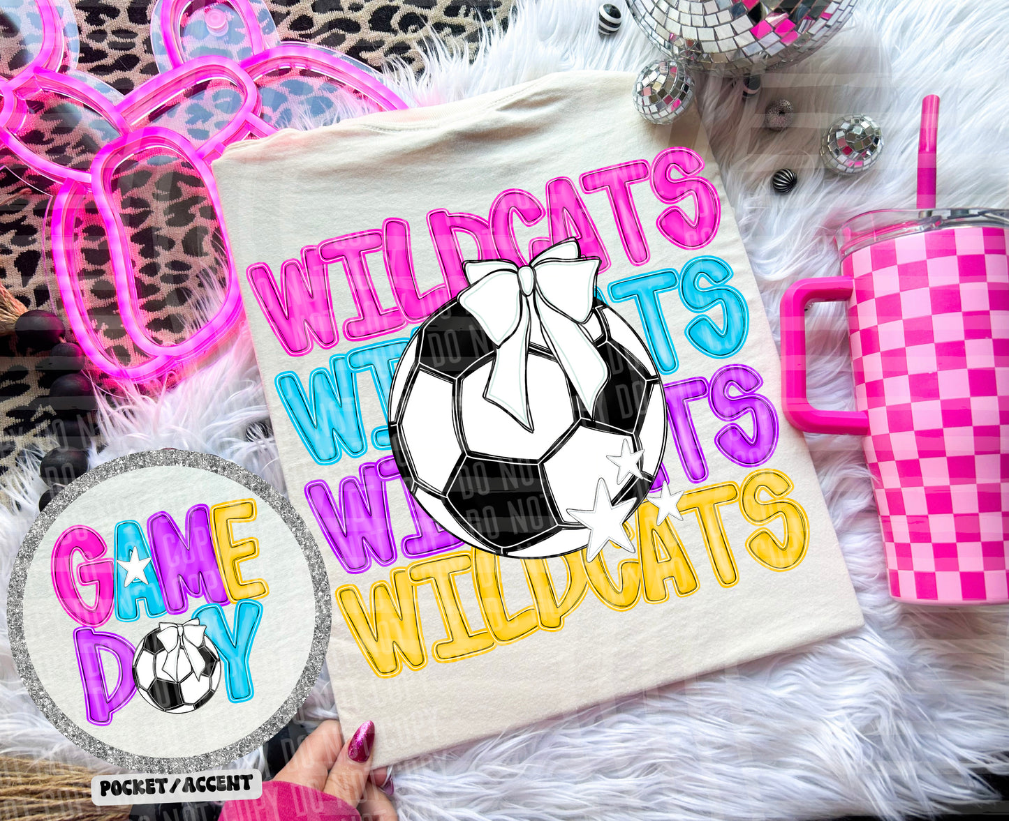 SOCCER BRIGHT & PREPPY MASCOT TEES